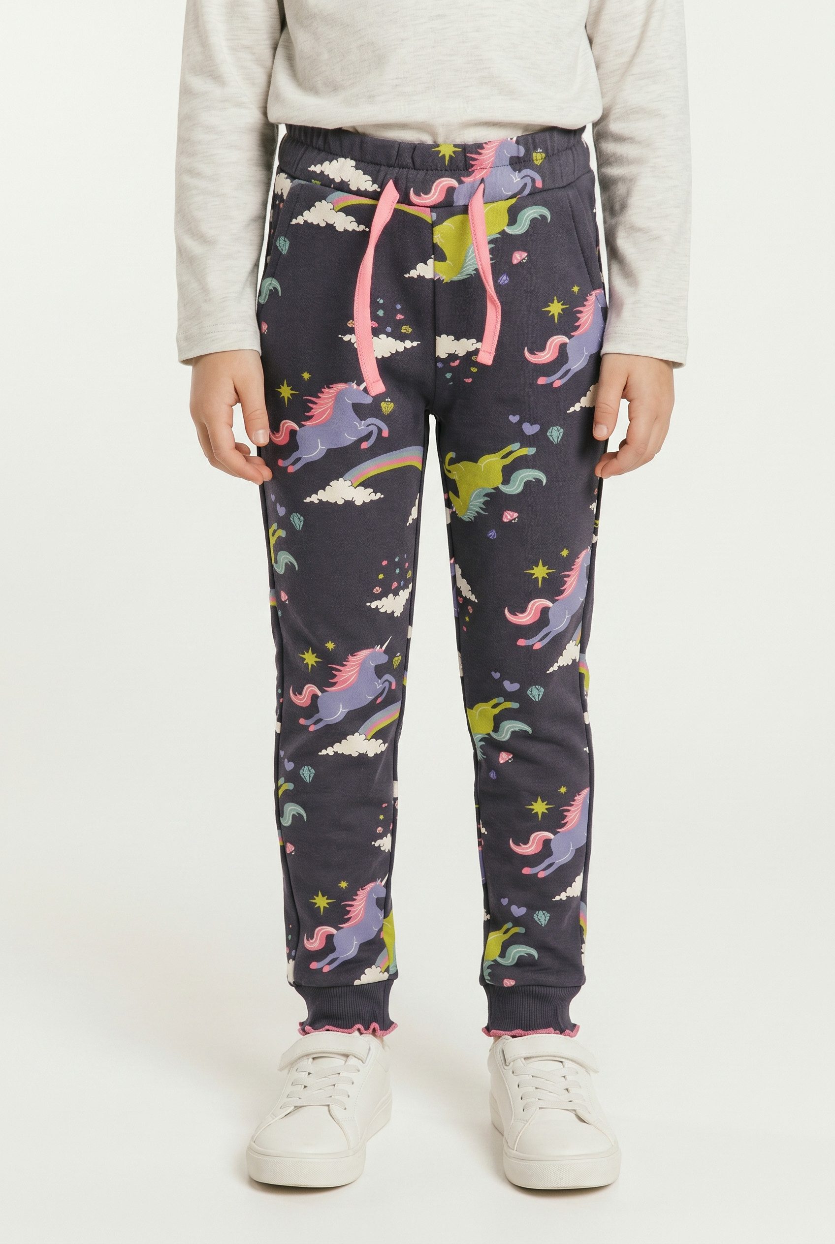 Blue Seven Sweathose mit gewelltem Saum am Beinbündchen