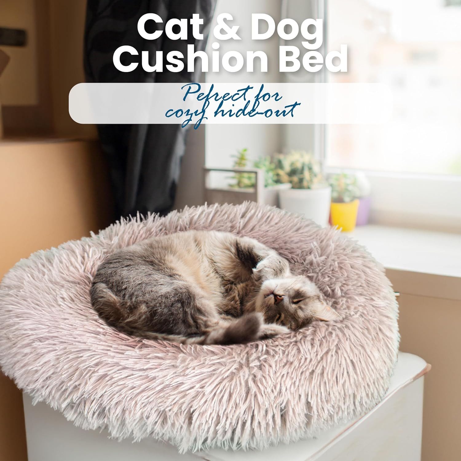Defactoshop Tierbett Hundebett, Hundekissen in Leinenoptik, günstig online kaufen