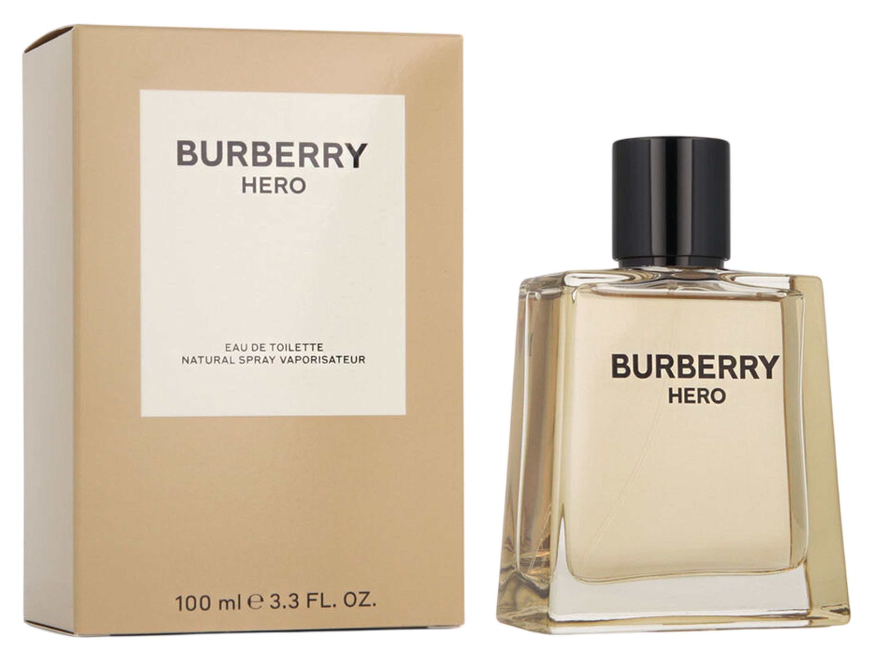 BURBERRY Eau de Toilette Hero EDT Herren Spray, Holzig-frischer Duft mit Wacholder, Lavendel und Zedernholz