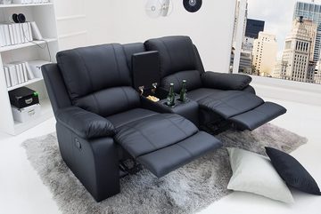 riess-ambiente TV-Sessel HOLLYWOOD 190cm schwarz (Einzelartikel, 1-St), Wohnzimmer · Getränkehalter · Kunstleder · Kinositz · Modern Design