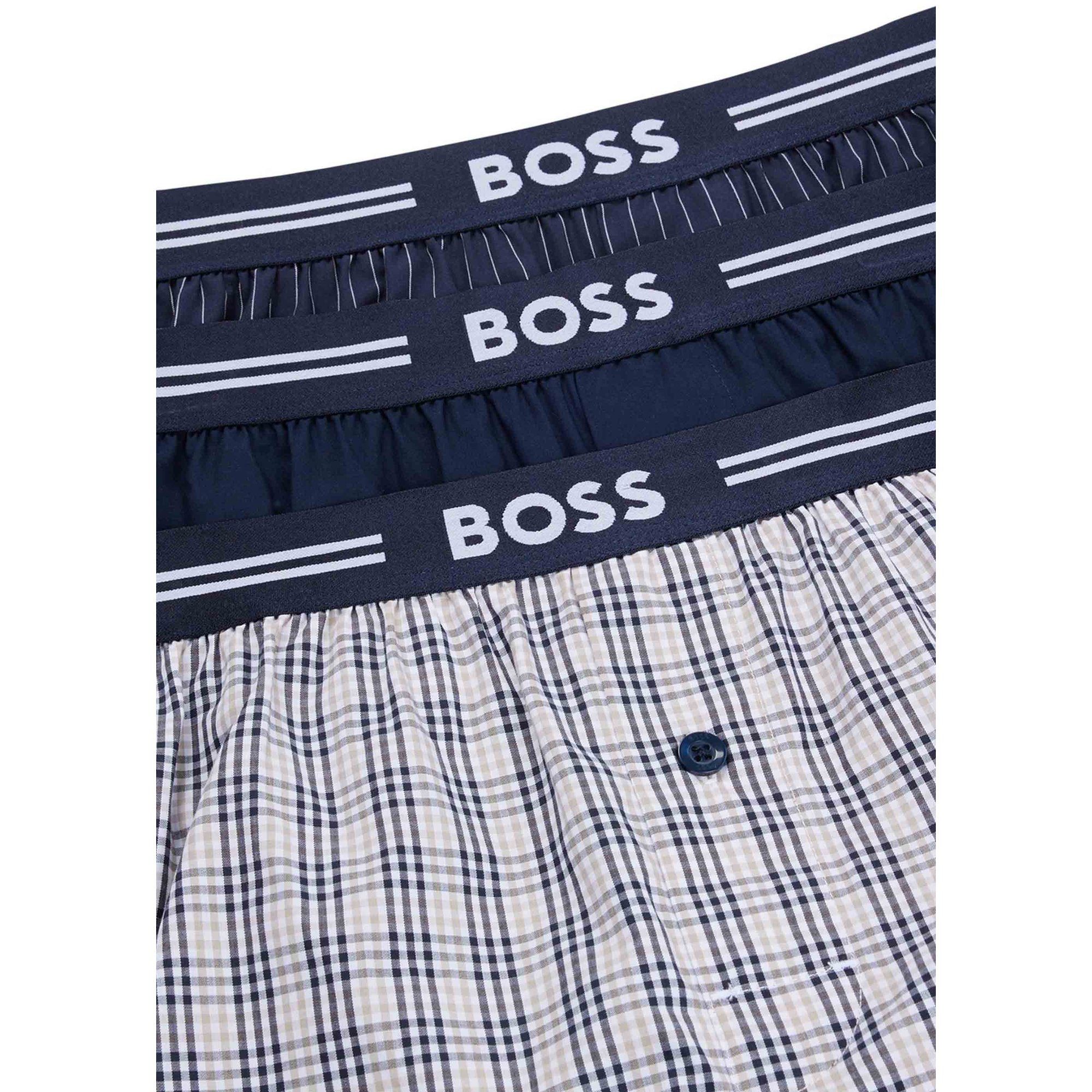 BOSS Boxershorts Herren Web-Boxershorts 3er Pack günstig online kaufen