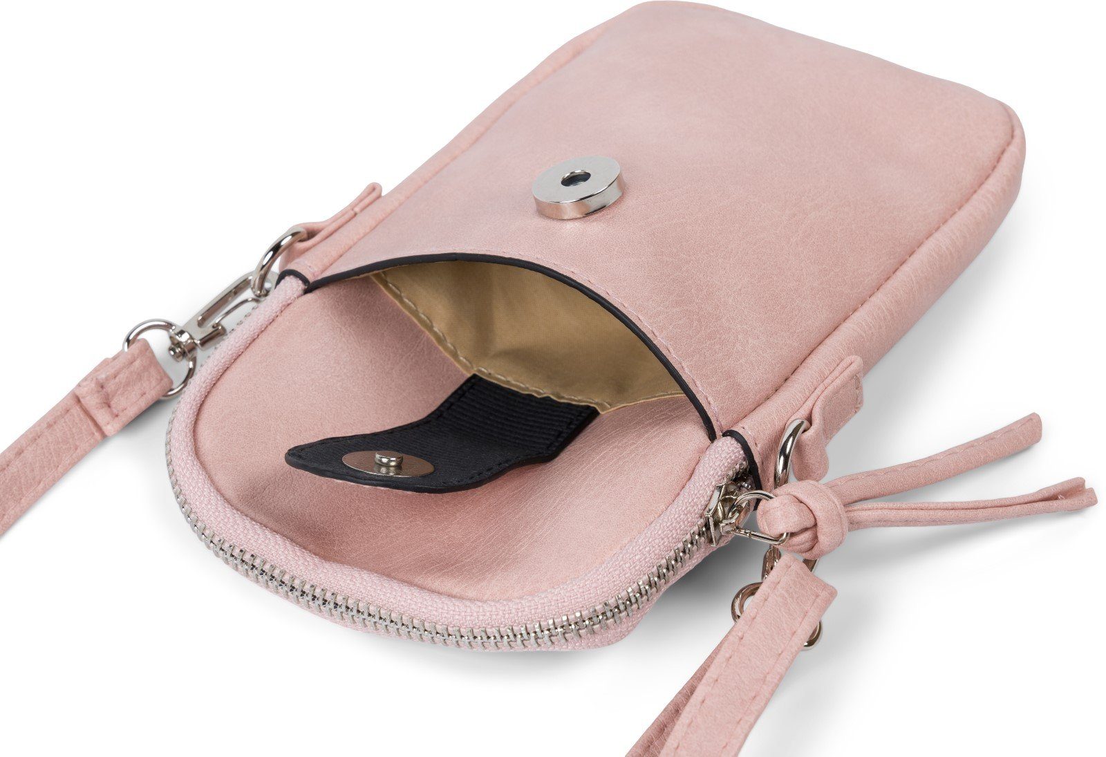styleBREAKER Mini Bag (1-tlg), Mini Uni Altrose Umhängetasche