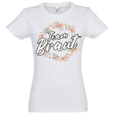 Youth Designz T-Shirt Team Braut Damen Shirt mit lustigem Team Braut Frontaufdruck