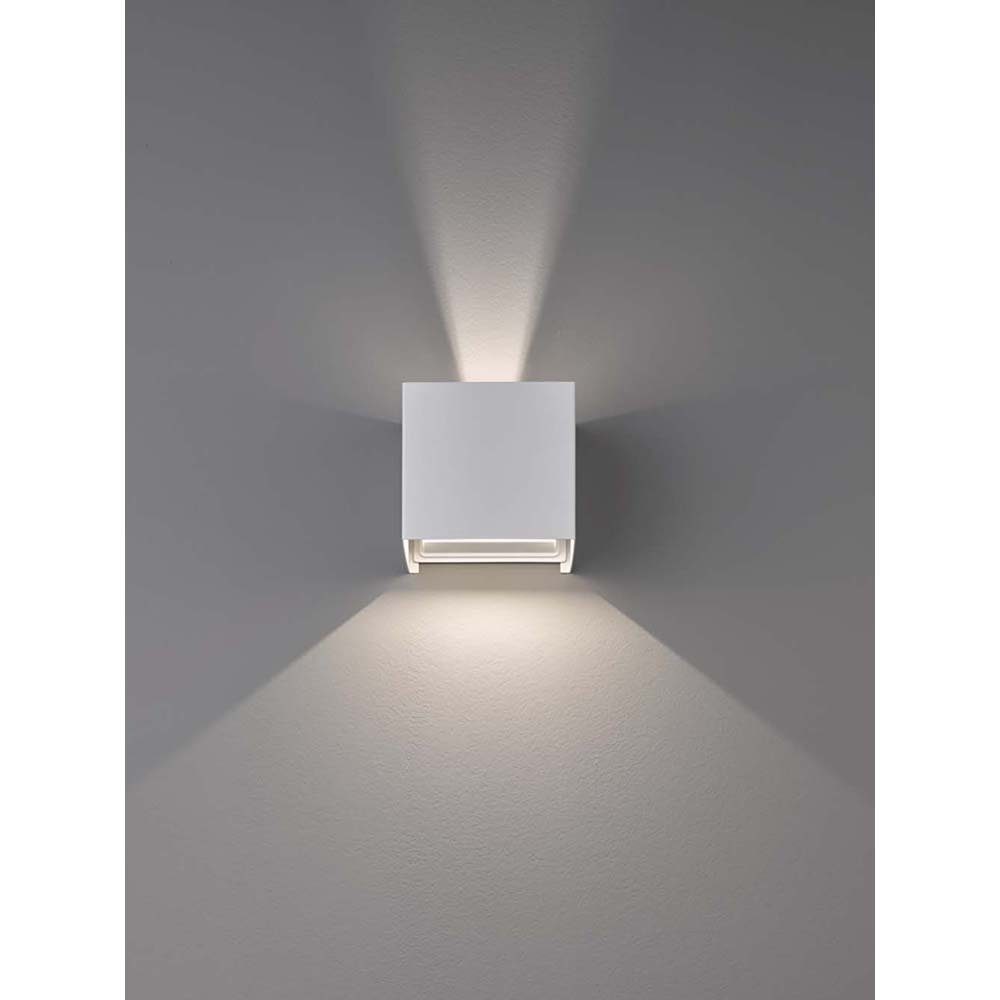 Gartenlampe etc-shop Wandleuchte Außenleuchte Außen-Wandleuchte, IP44 LED Weiß Lichtaustritt