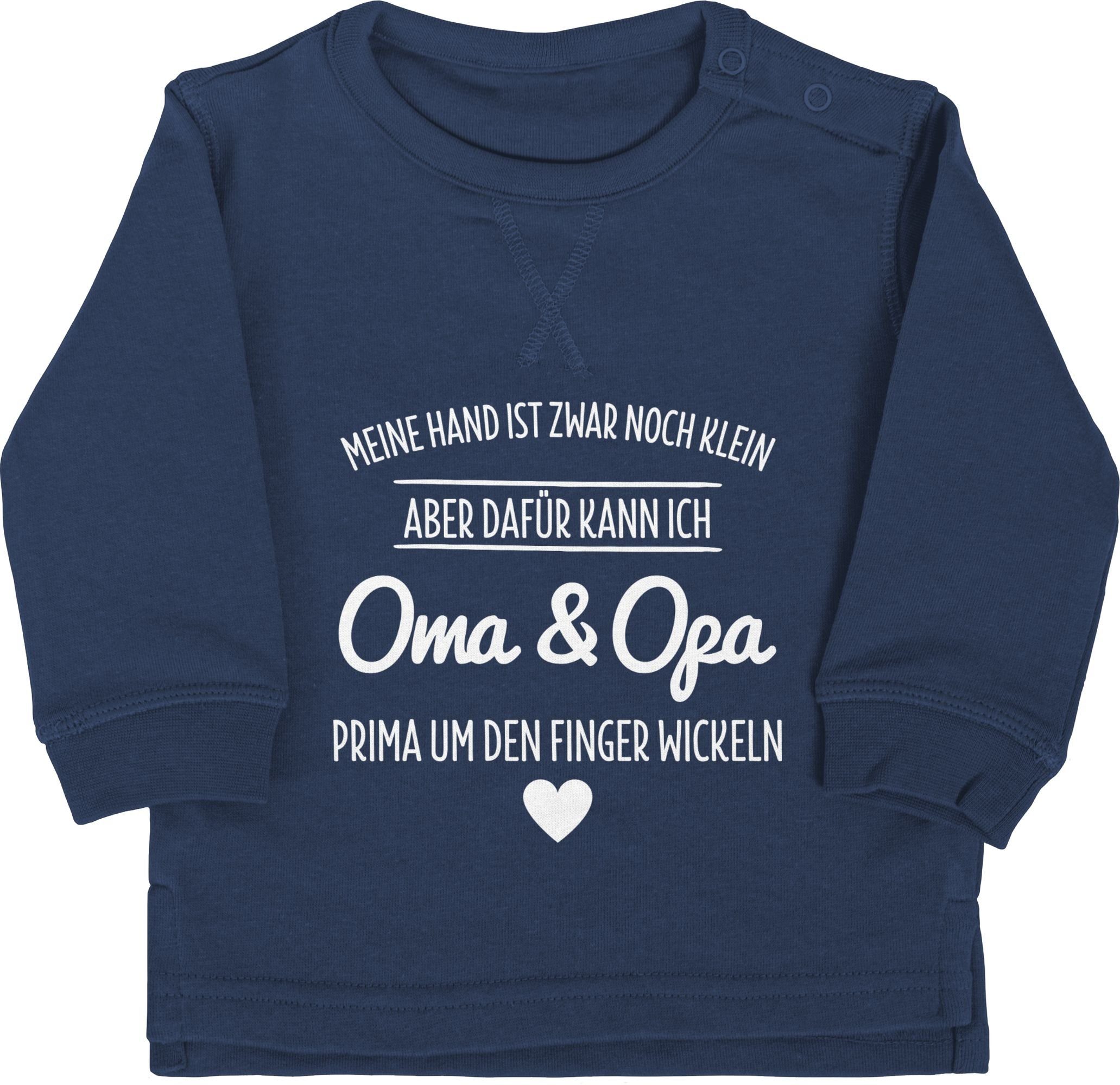 Sweatshirt Oma und Opa um den Finger wickeln Großeltern