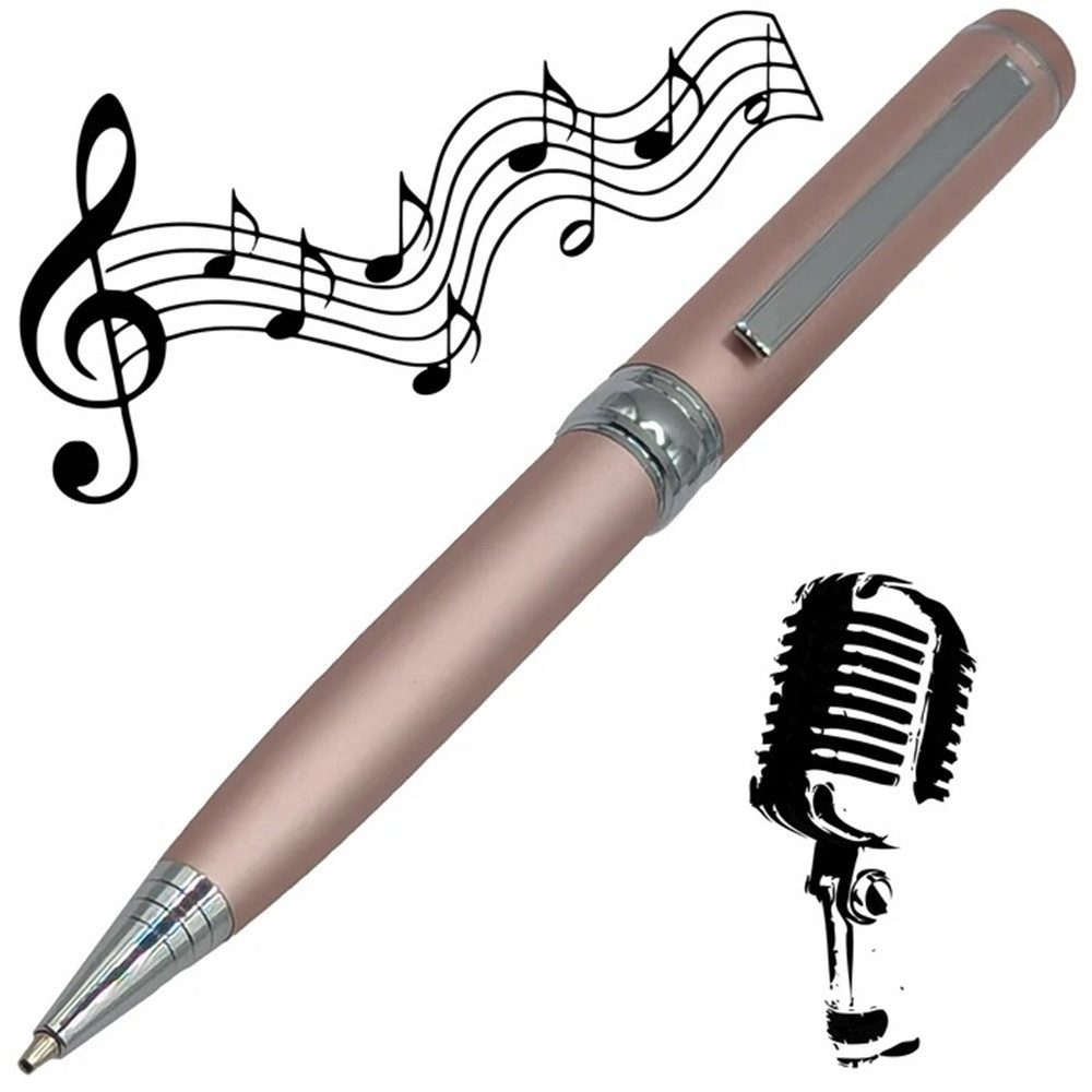 SpionProfi 32GB Kugelschreiber Mini Voice Recorder Diktiergerät Ton Aufnahmegerät Digitales Diktiergerät (Kugelschreiber mit versteckte Voice Recorder Diktiergerät Spy Spion)