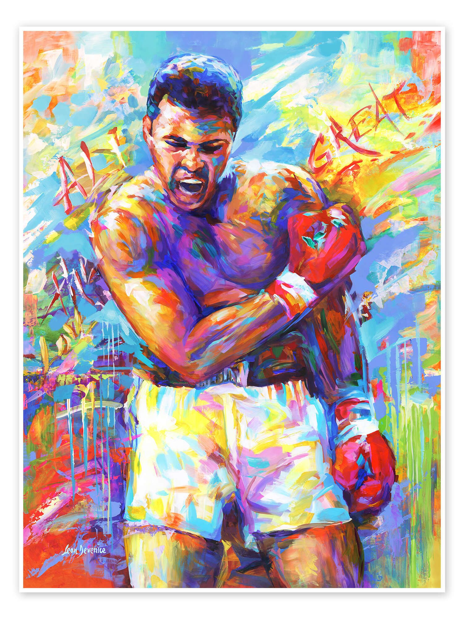 Posterlounge Poster Leon Devenice, Muhammad Ali, günstig online kaufen