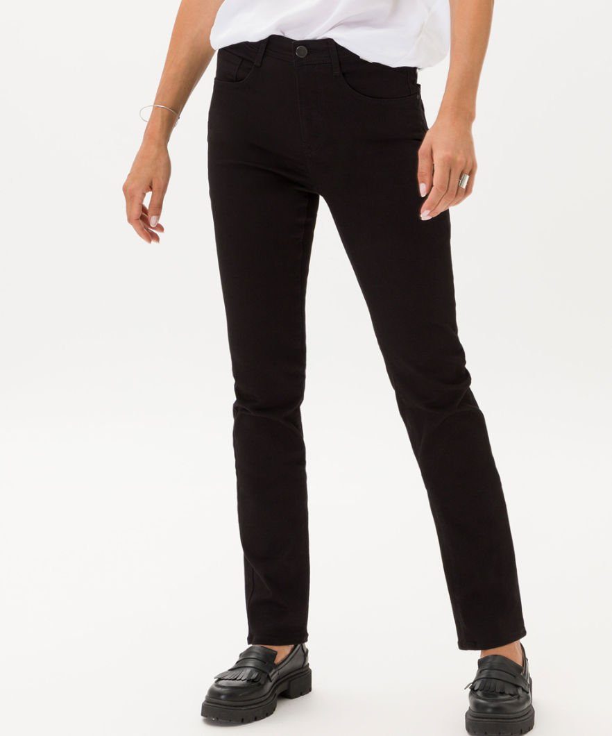 BRAX Damen Style Carola Style Carola Five-Pocket-Jeans in Thermo Denim,Used Dark Blue,31W / 32L