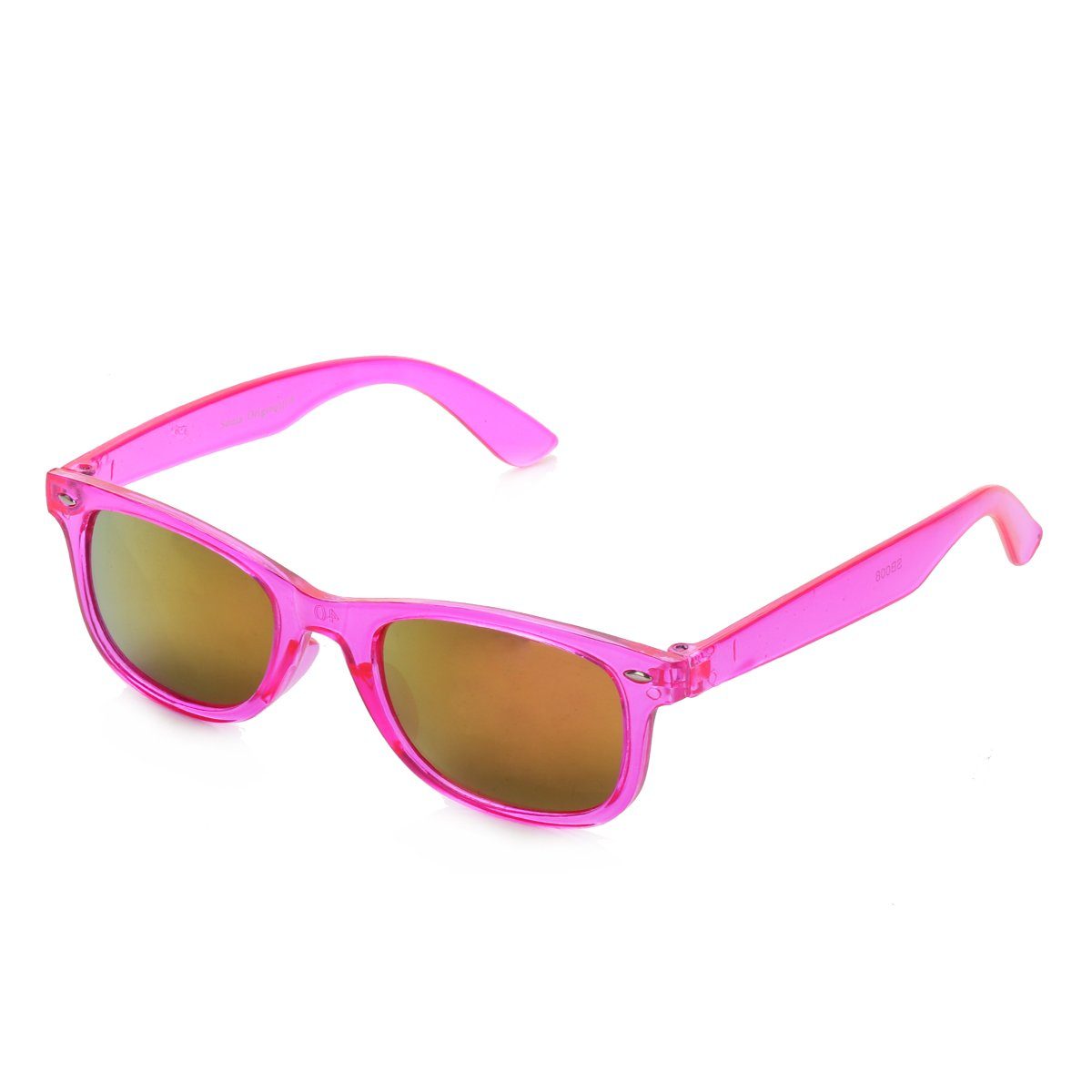 Onesize Verspiegelt Transparent Sonnenbrille Kinder Originelli Style" "Kids Sonia Sonnenbrille Brille pink