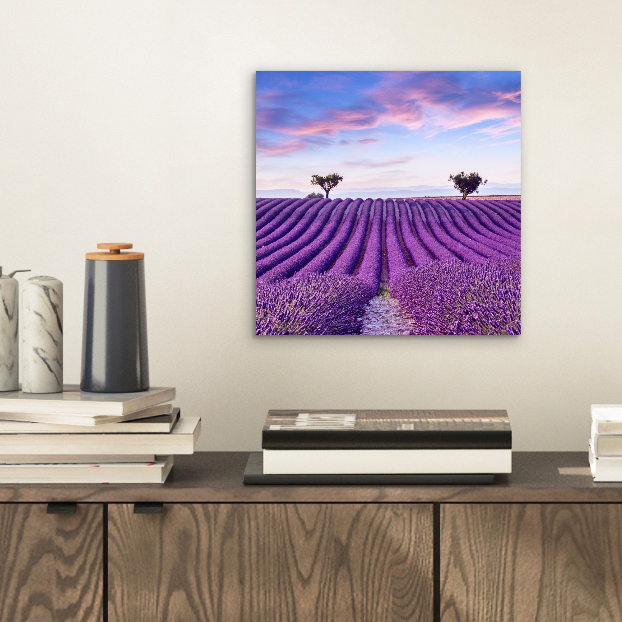 MuchoWow Metallbild Lavendel - Natur - günstig online kaufen