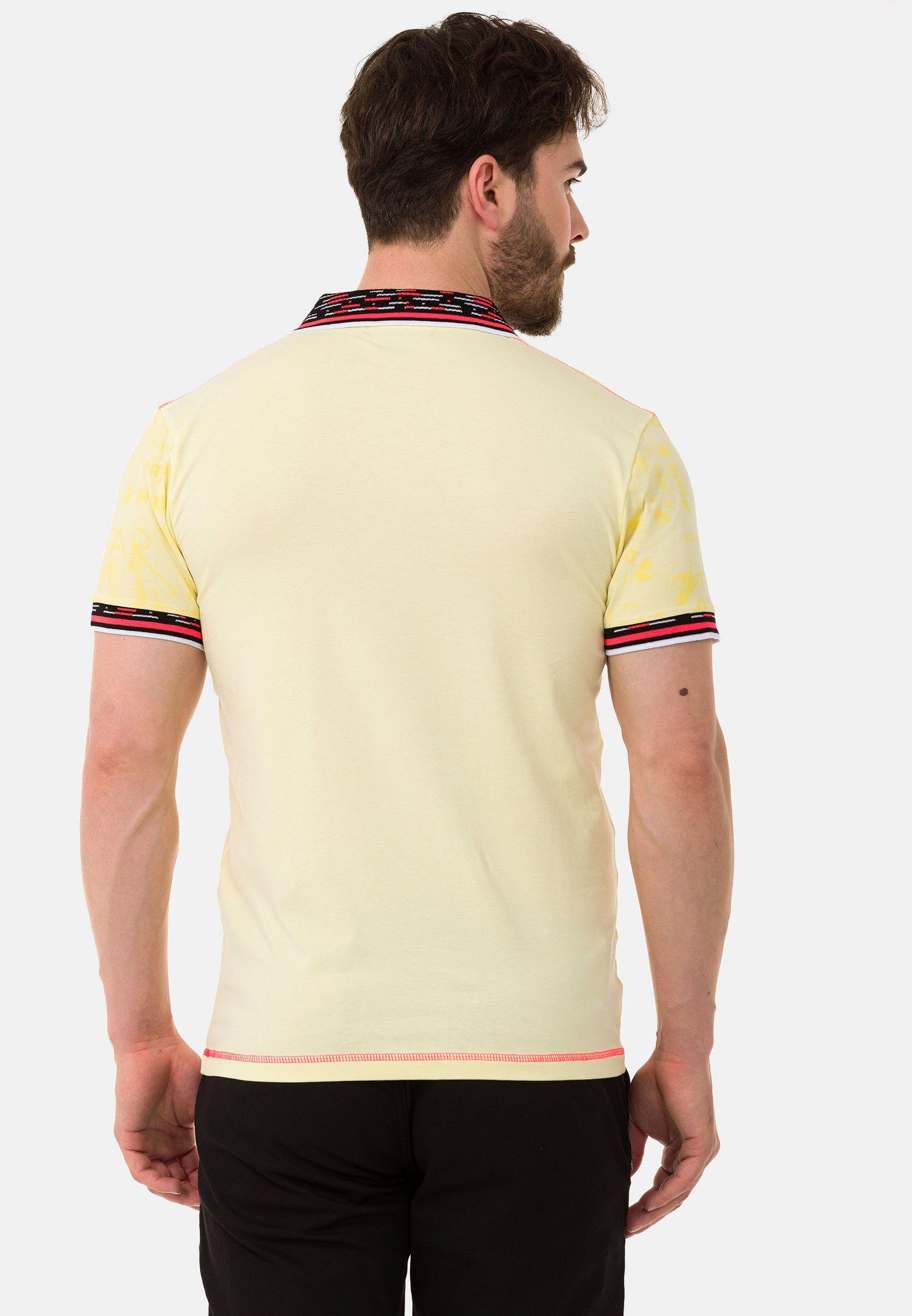Baxx in Poloshirt Cipo & gelb coolem Polo-Design