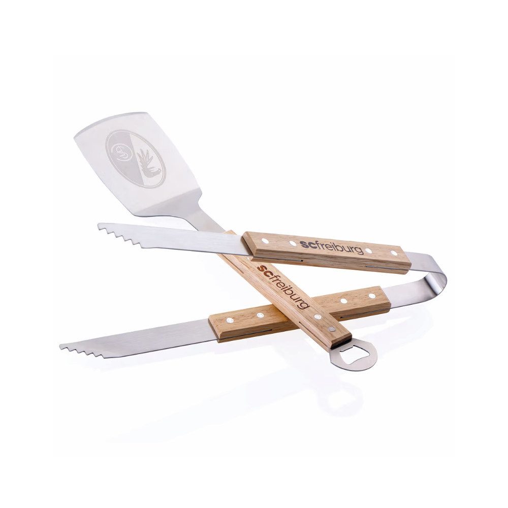 SC Freiburg Grillbesteck-Set SC Freiburg Grillbesteck 2er-Set