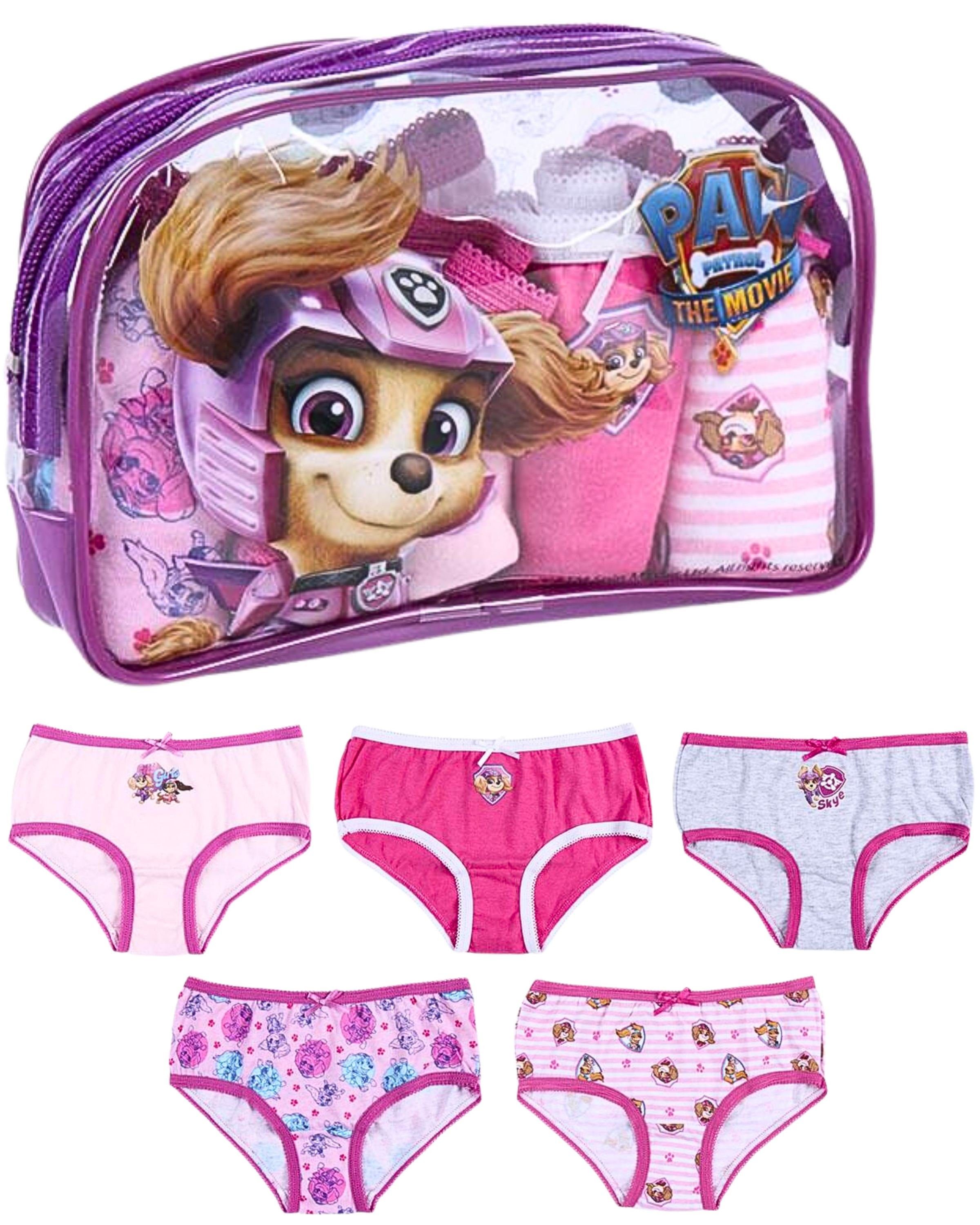 PAW PATROL Slip The Movie (5-St) Mädchen Unterwäsche Set im Kulturbeutel Gr.92-116 cm