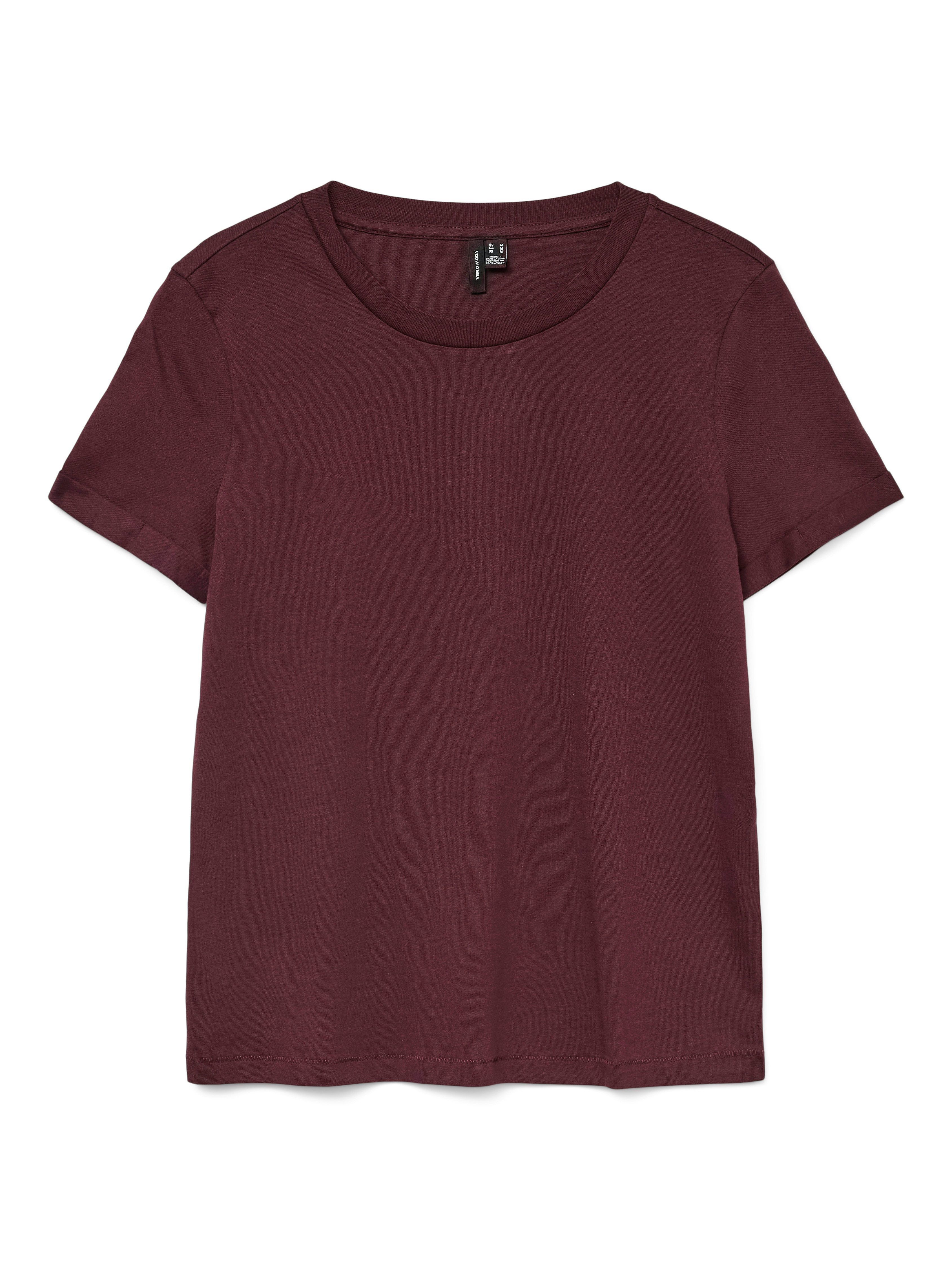 Vero Moda Kurzarmshirt VMPAULA S/S T-SHIRT NOOS Baumwolle, regular fit günstig online kaufen