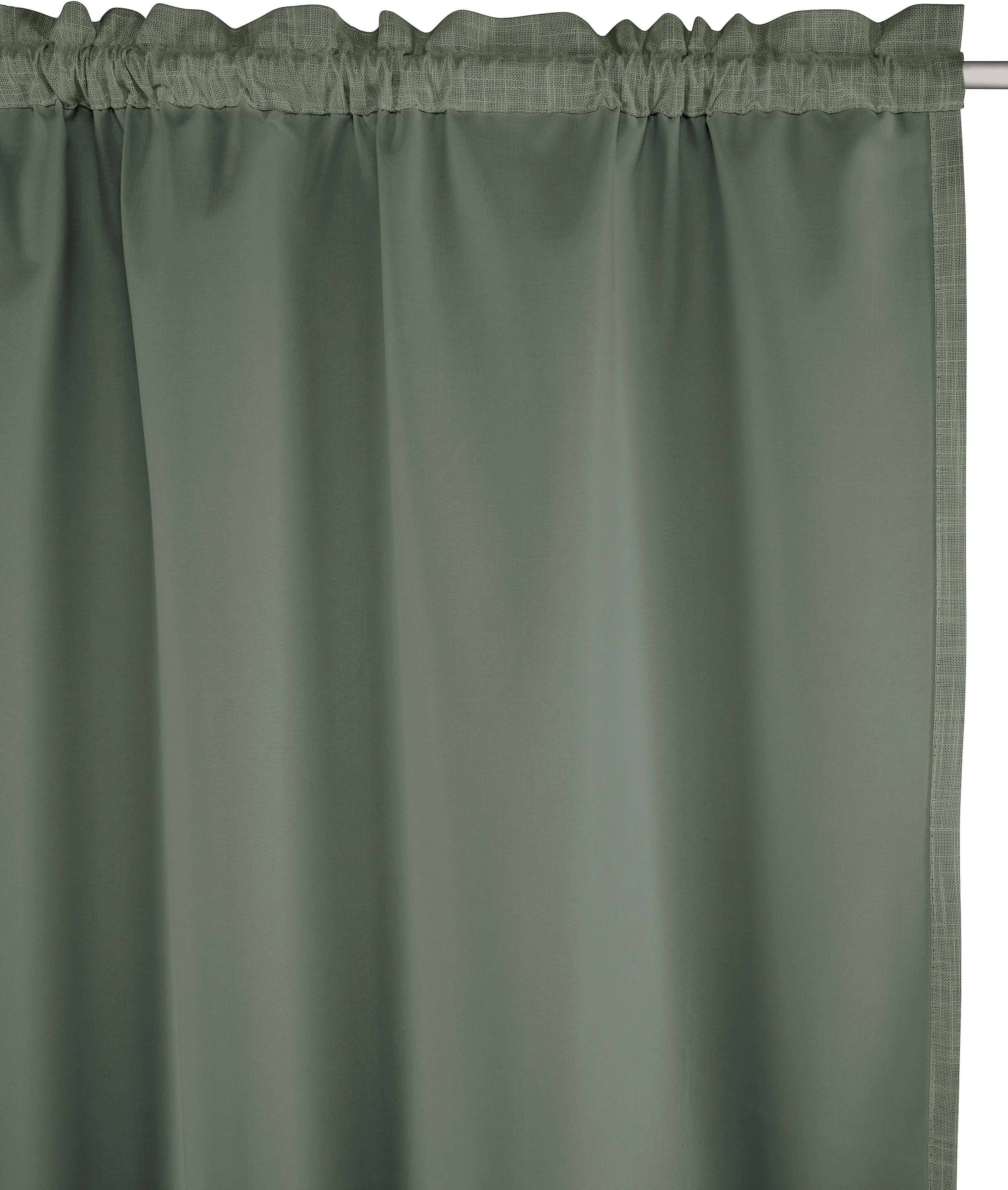 LeGer Home by Lena Gercke Verdunkelungsvorhang Marusha (1 St), Stangendurchzug, verdunkelnd, Polyester, Verdunkelnder Vorhang, blickdicht, Leinenoptik, robuste Haptik, Thermo