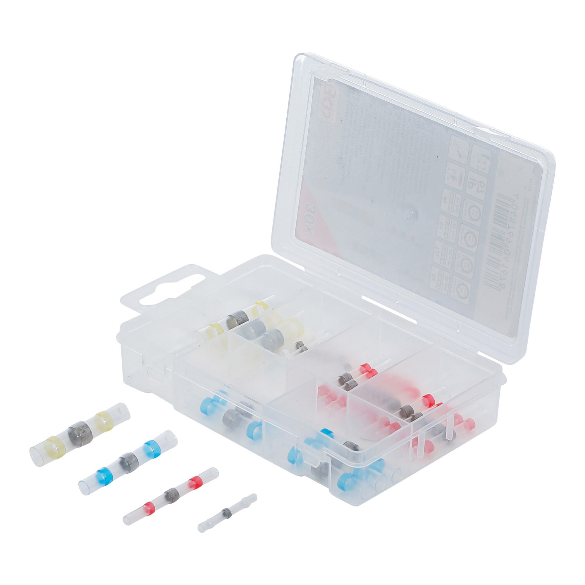 BGS technic Lötkolben BGS Lötverbinder-Sortiment 85222, mit Schrumpfschlauch, 30-tlg.