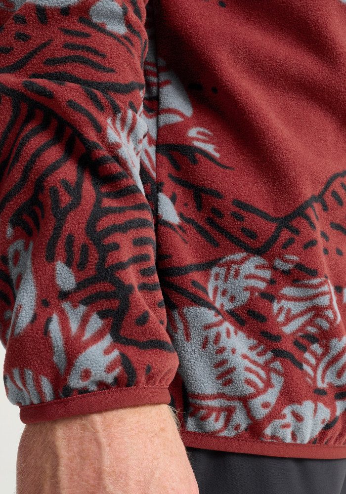 Jack Wolfskin Stehkragenpullover PAW ERA 100 PRINT HZ M – Bild 4 von 5