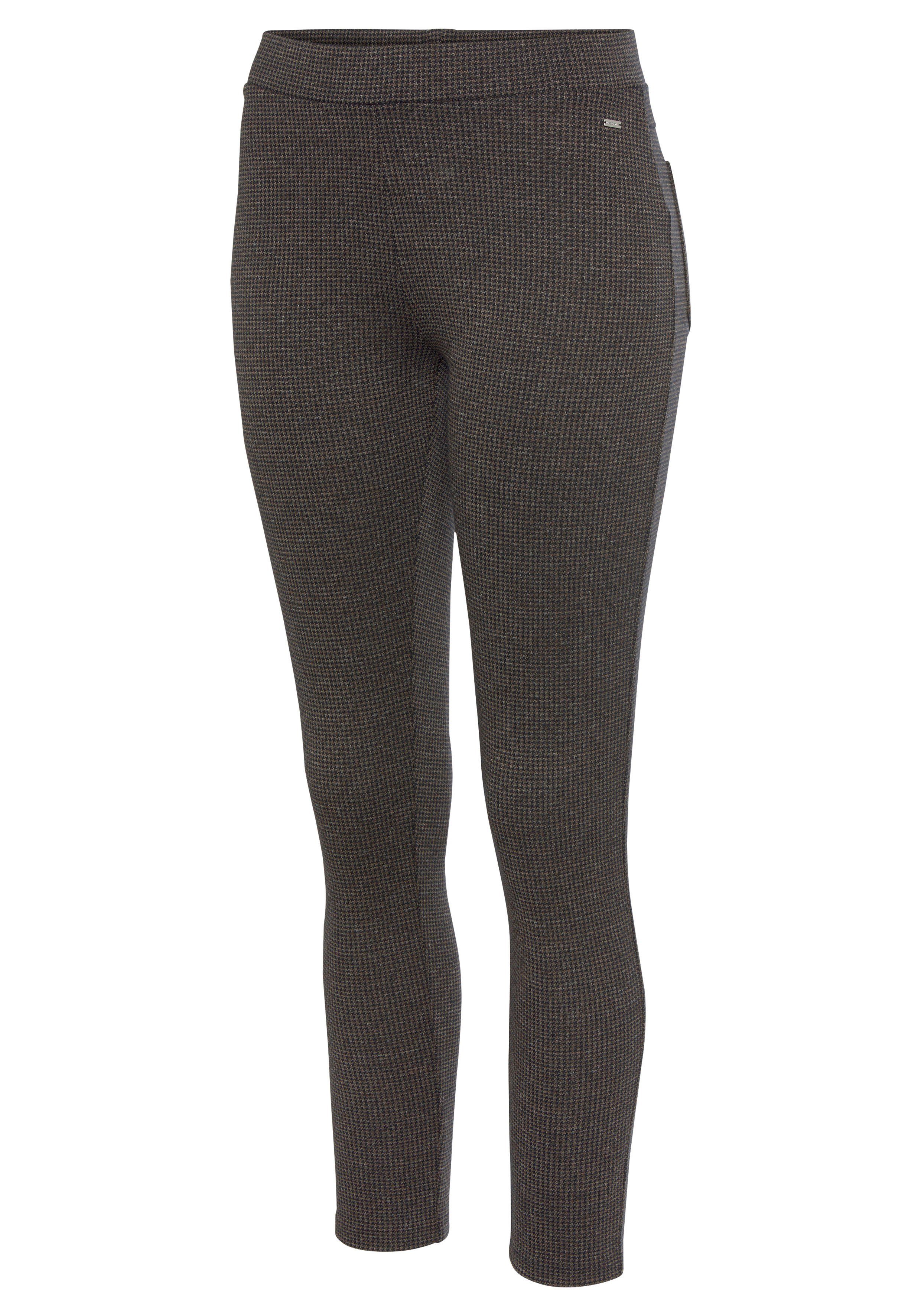 LASCANA Leggings mit Ajour Karomuster