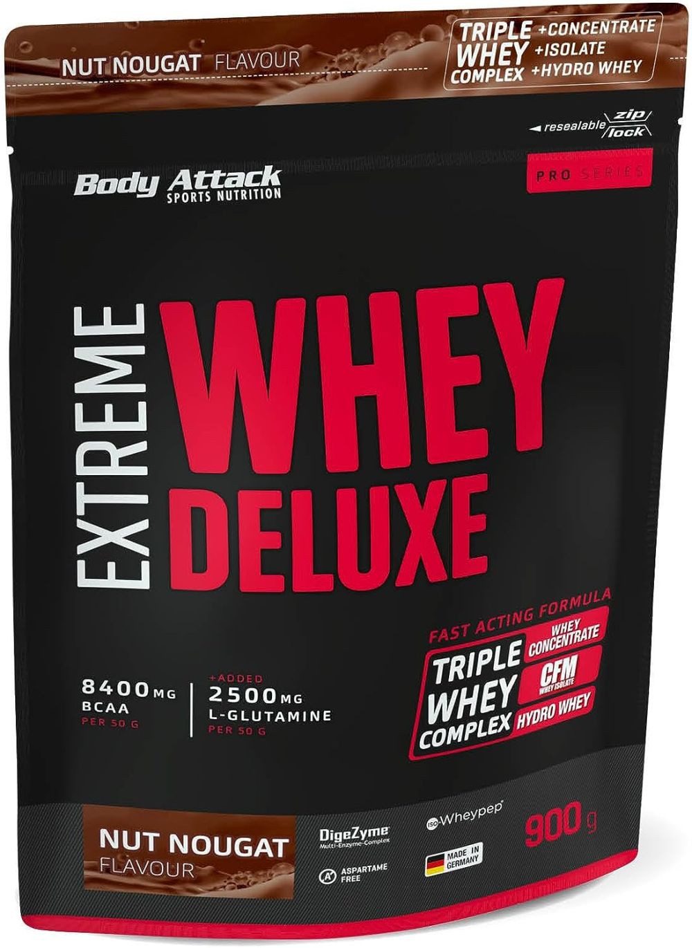 Body Attack Body Attack Extreme Whey Deluxe 900g Pulver