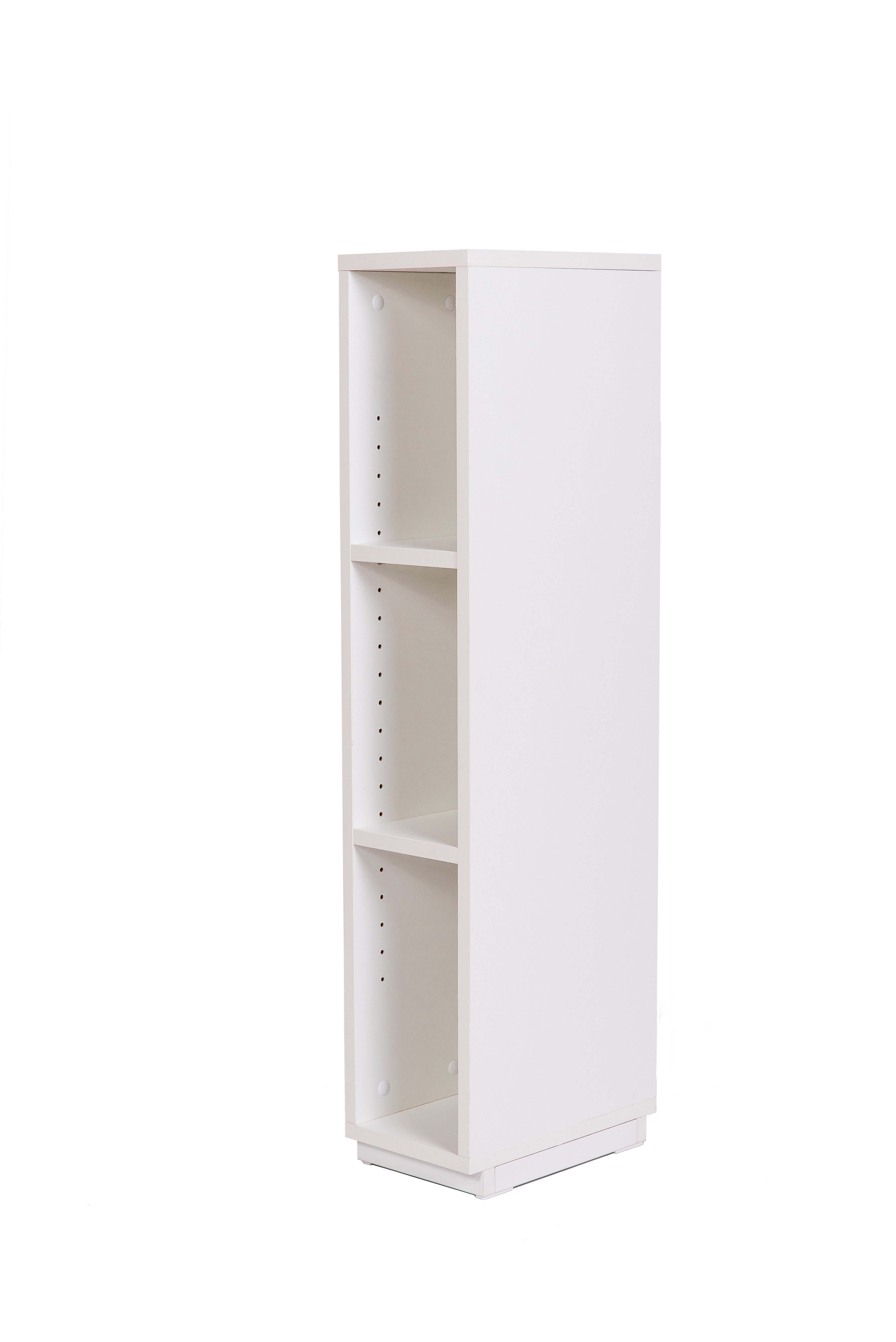 kundler home Bücherregal Regal oder Wohnzimmerregal individuell kombinierbar B 20, T32, H100 cm Weiß Premiumdekor