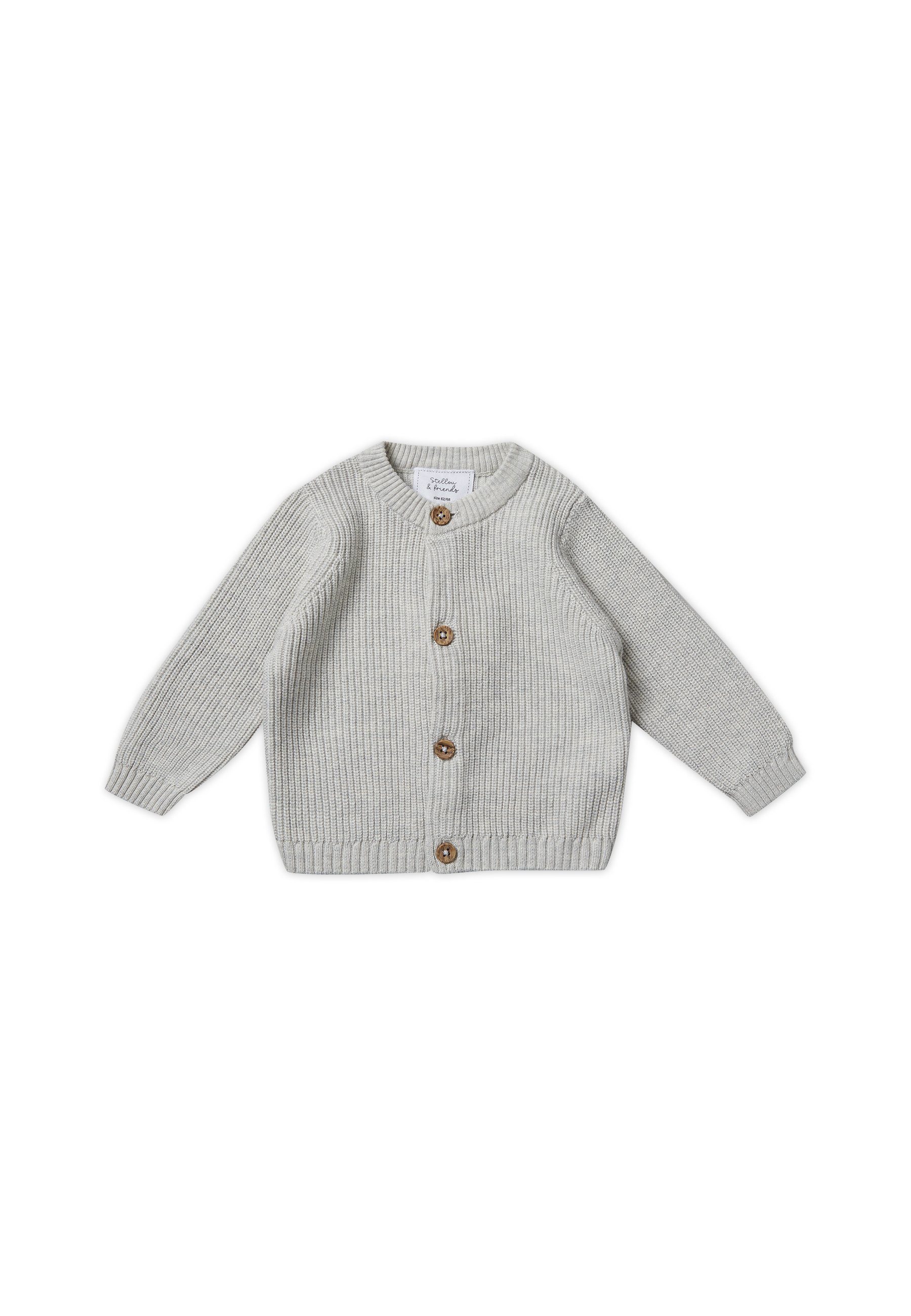 Stellou & friends Strickjacke Leicht gerippter Cardigan