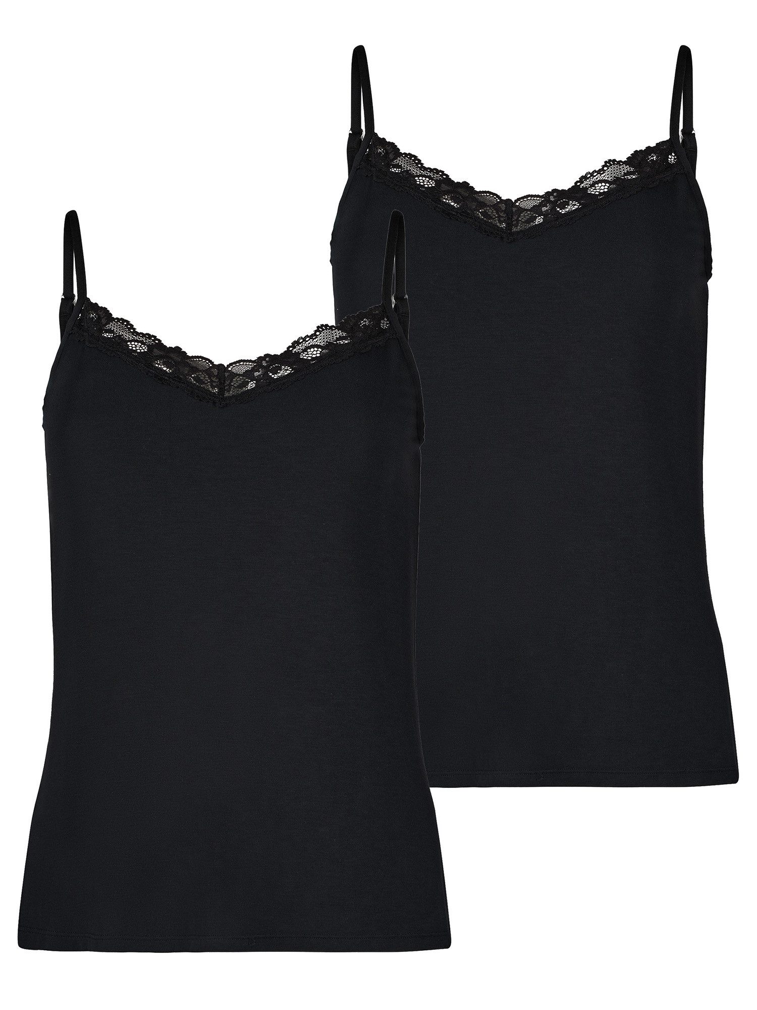 Skiny Spaghettitop Modal Lace (2-tlg) Spaghetti Top, Camisole, Cami Top