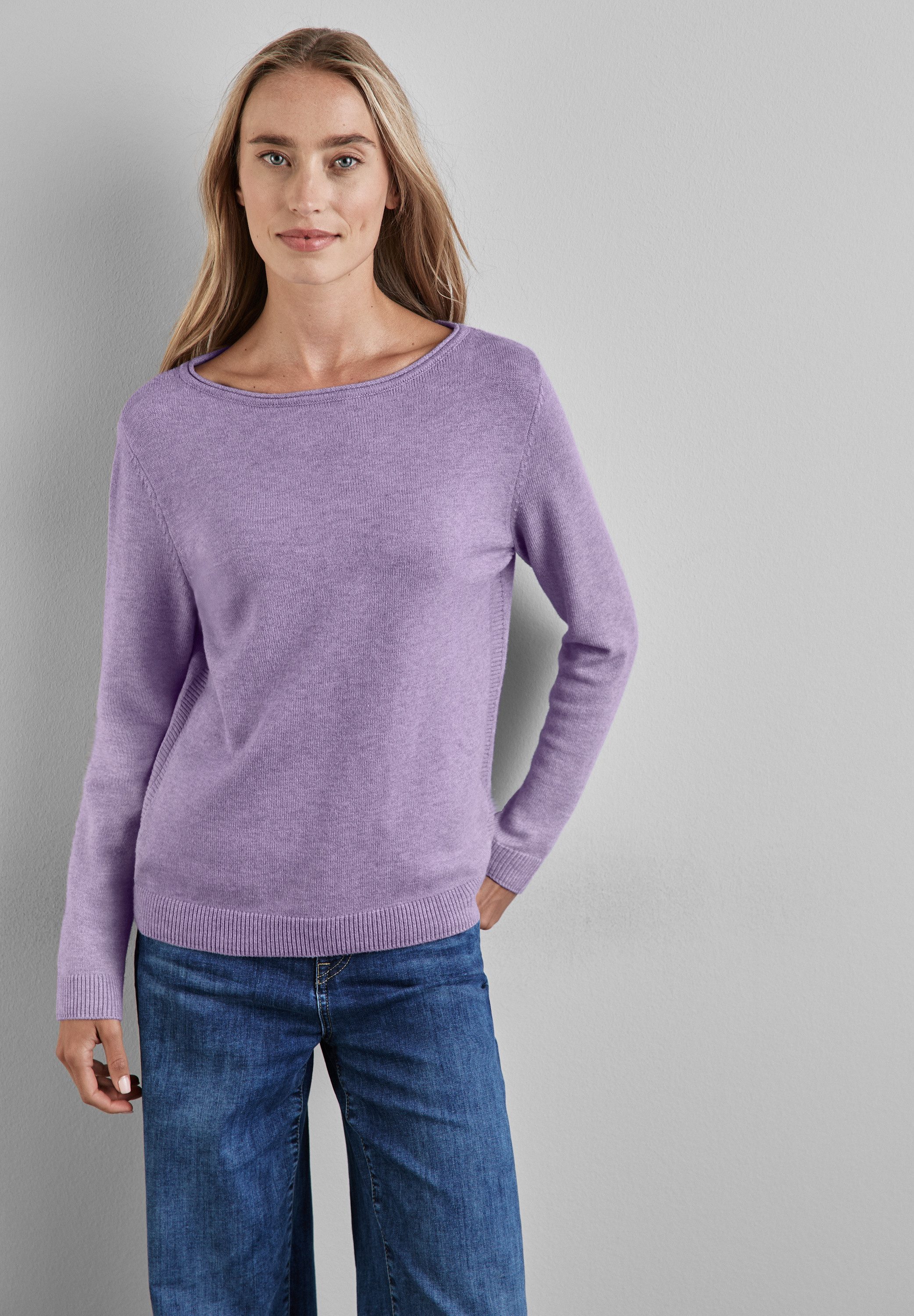 STREET ONE Strickpullover mit Muster