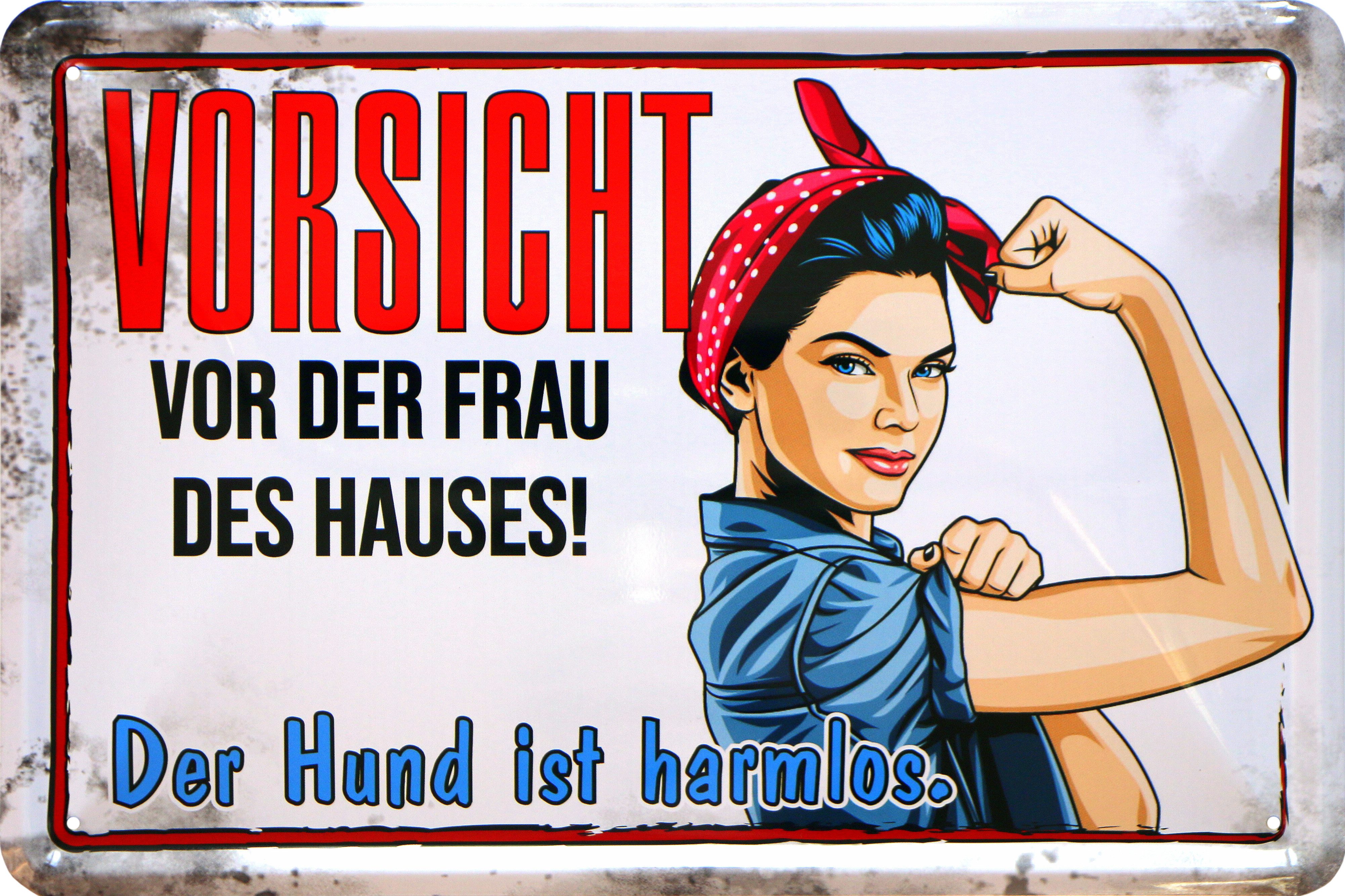 WOGEKA ART Metallbild Vorsicht vor der günstig online kaufen