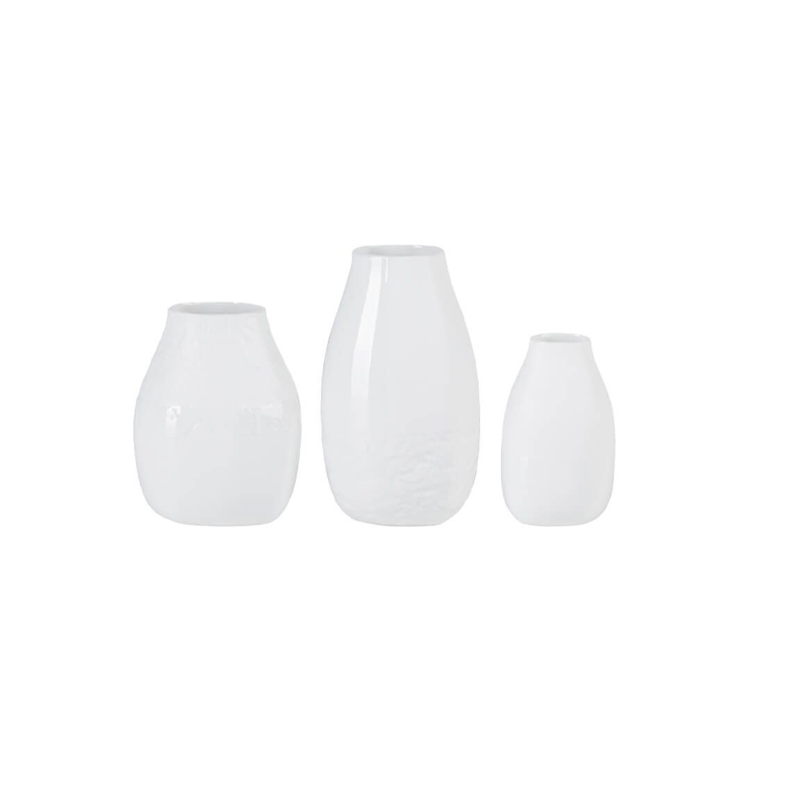 Dekovase Freiform. Minivasen "Set aus 3"