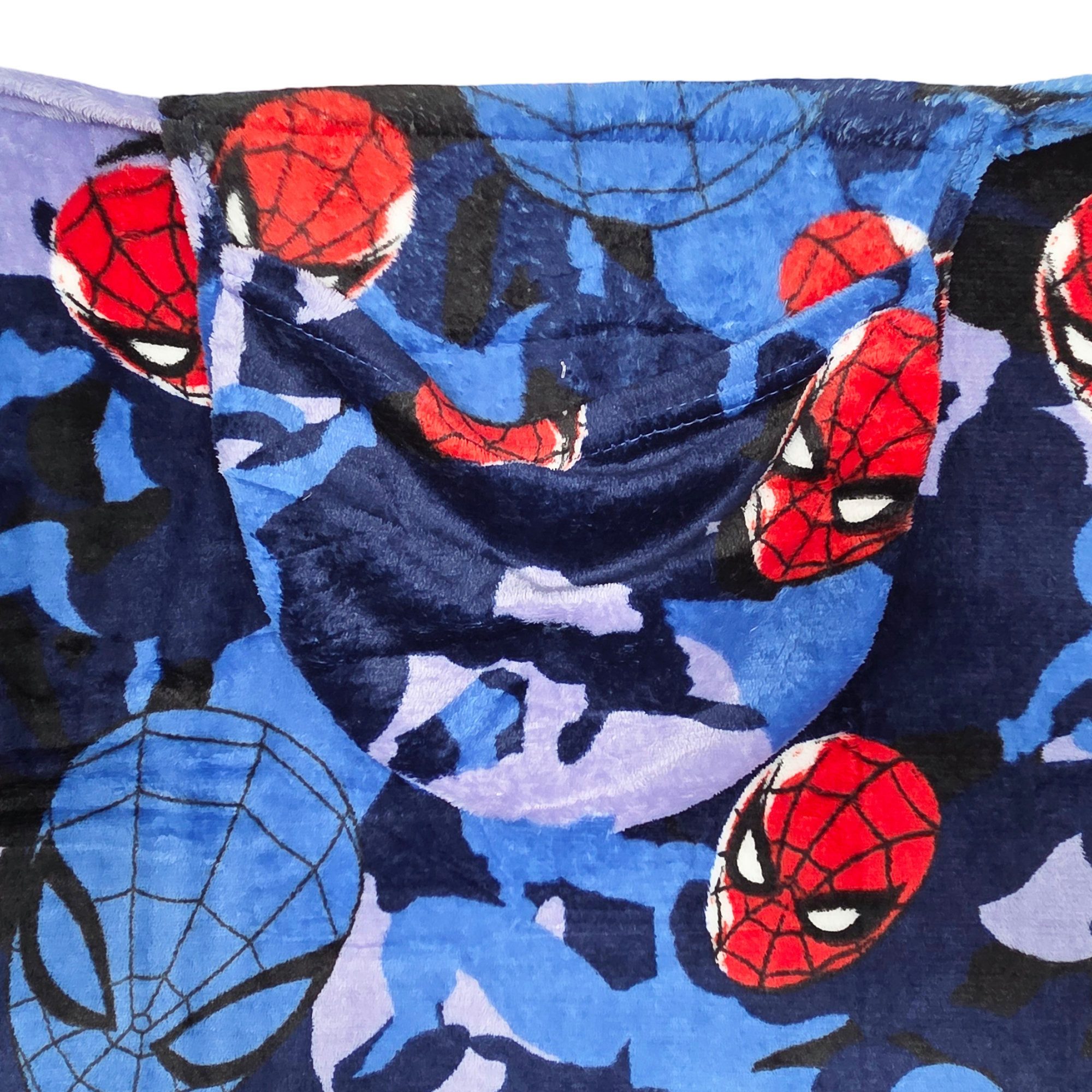 Wohndecke Spider-Man Flanell Decke XL - Warme Kuscheldecke mit Kapuze, MARVEL, 120x150 cm