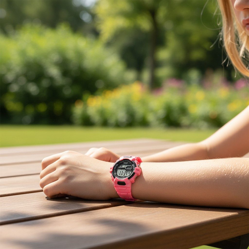 Scout Quarzuhr The Digi Kinder Digitaluhr 165000004 Rosa Kunststoffband 36 mm