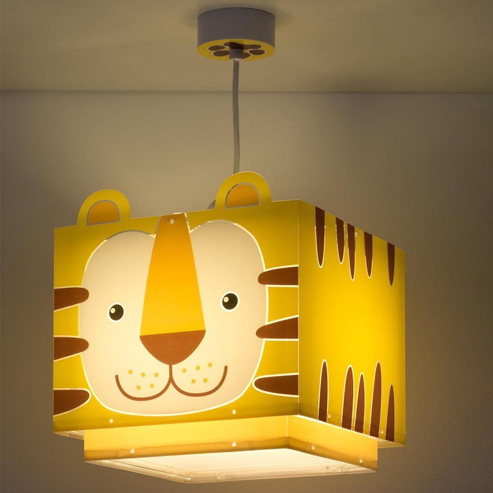 Dalber Deckenleuchte Kinderzimmer Pendelleuchte Little Tiger E14, keine Angabe, Leuchtmittel enthalten: Nein, warmweiss, Kinderzimmerlampe, Kinderleuchte
