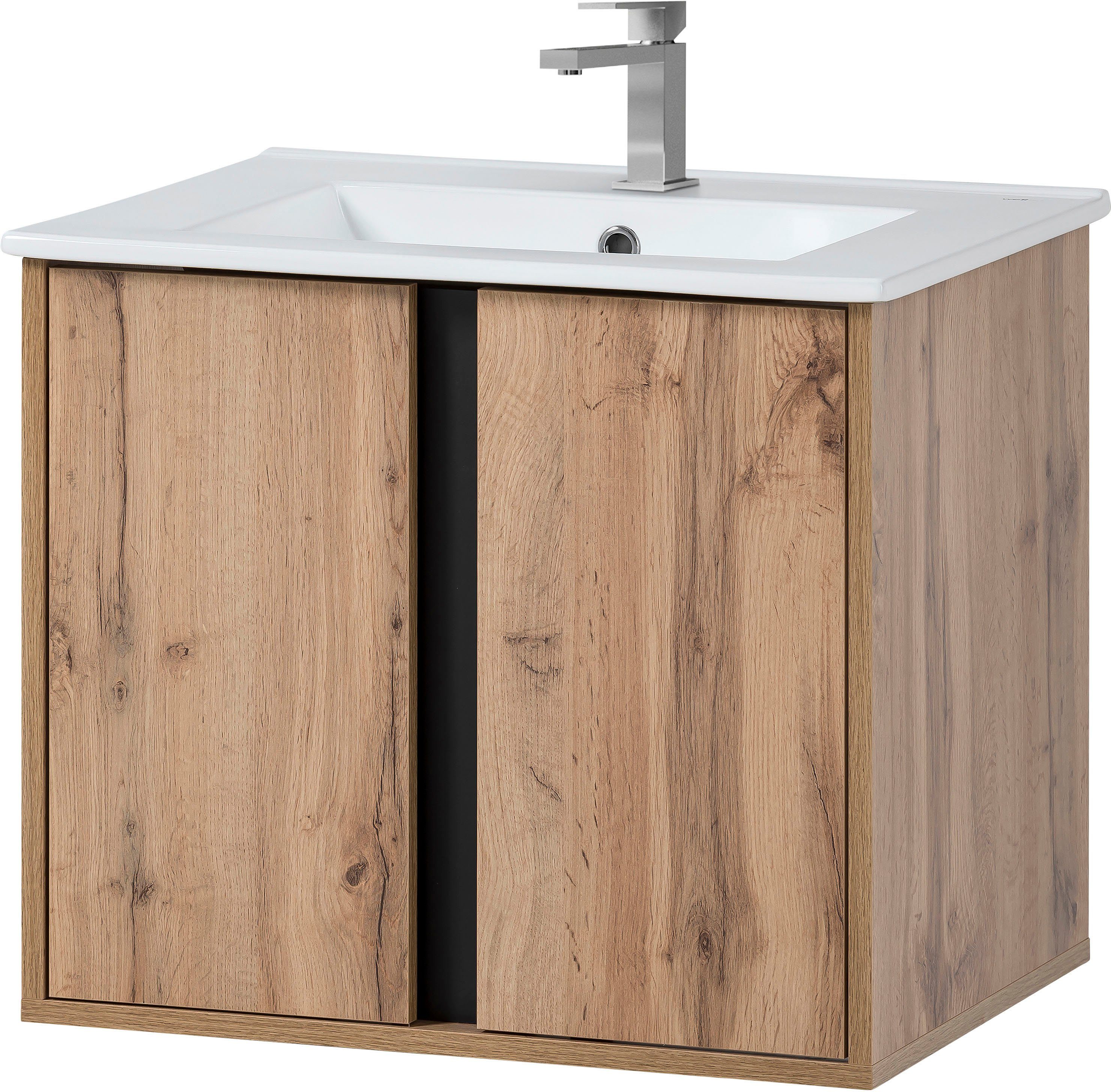 INOSIGN Waschtisch Dex (Komplett-Set), Badschrank, Badmöbel inkl. Раковины, 60 cm Breite