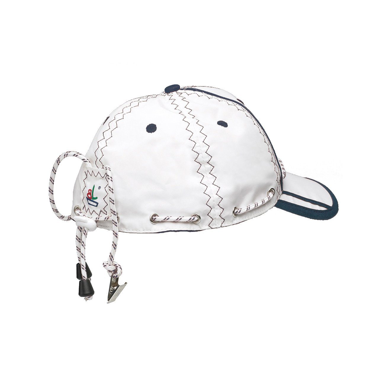 Trend Marine Baseball Cap Sea Cap Segeln mit Kragen-Clip, unisize, unisex, Weiß/Marineblau | Baseball Caps