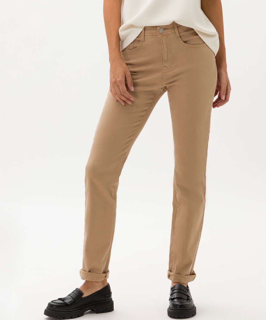 Brax camelfarben MARY Style 5-Pocket-Jeans