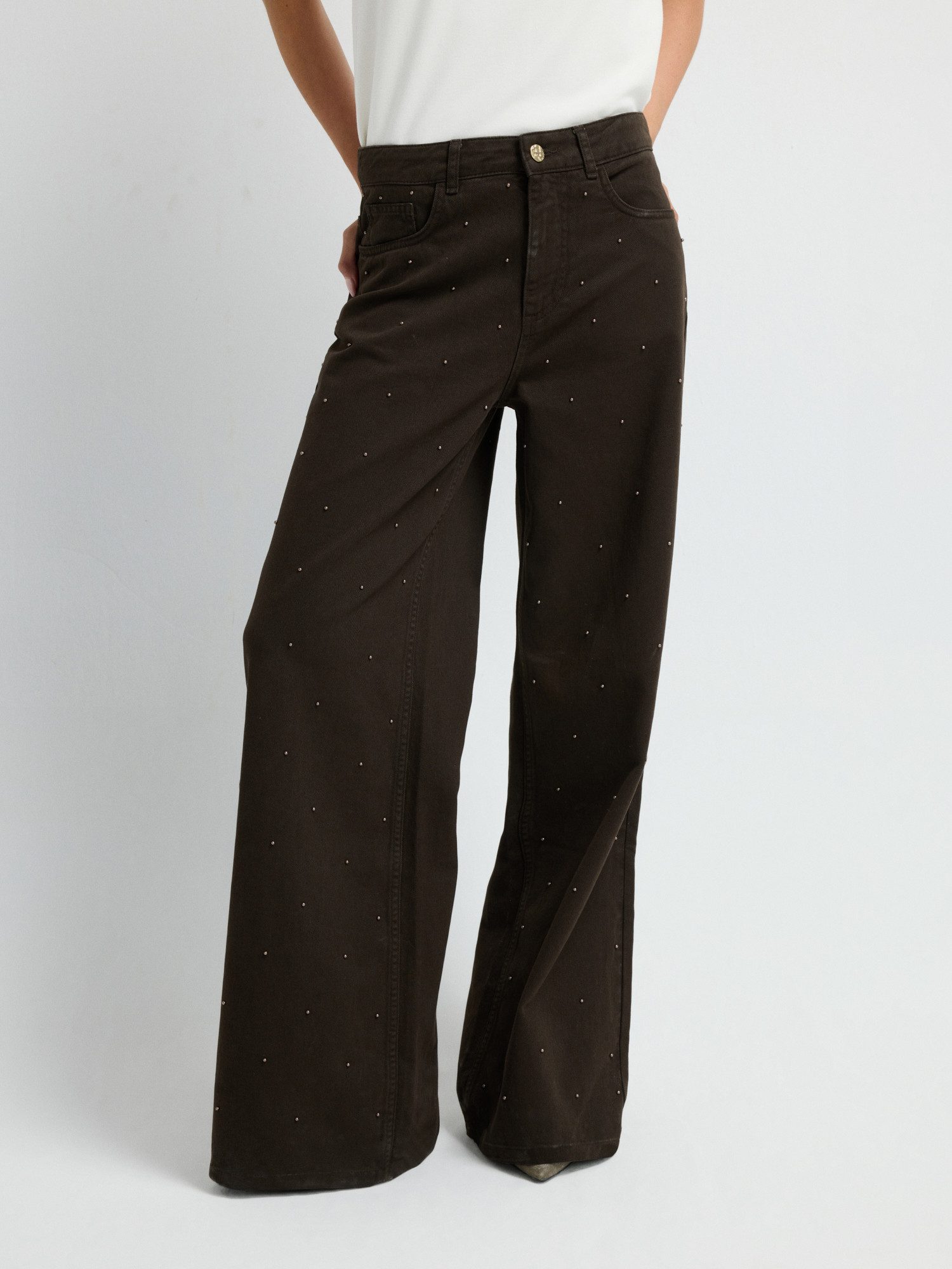 adL Bequeme Jeans Verzierte Jeanshose