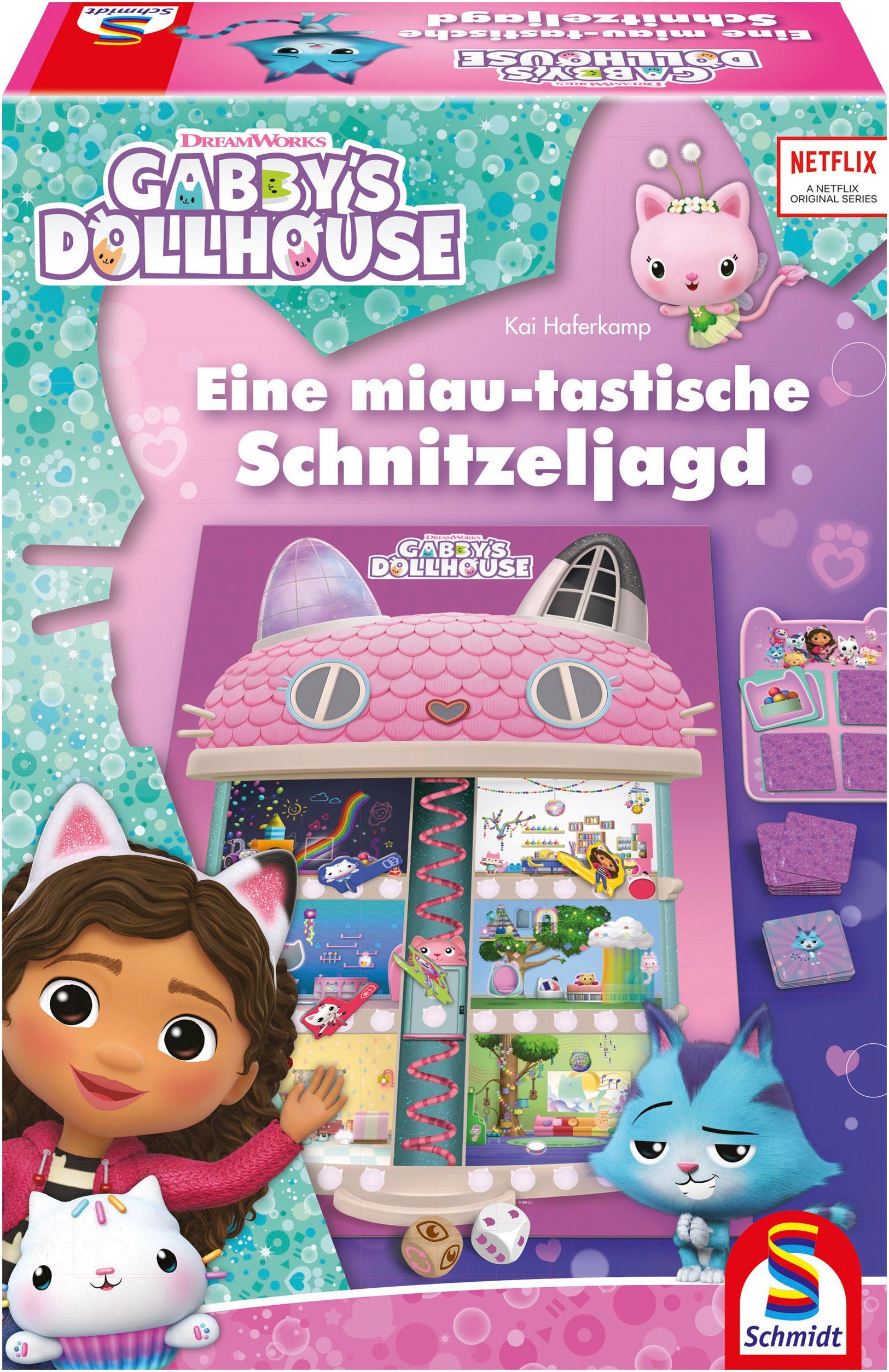 Schmidt Игры Spiel Gabby's Dollhouse, Eine miau-tastische Schnitzeljagd
