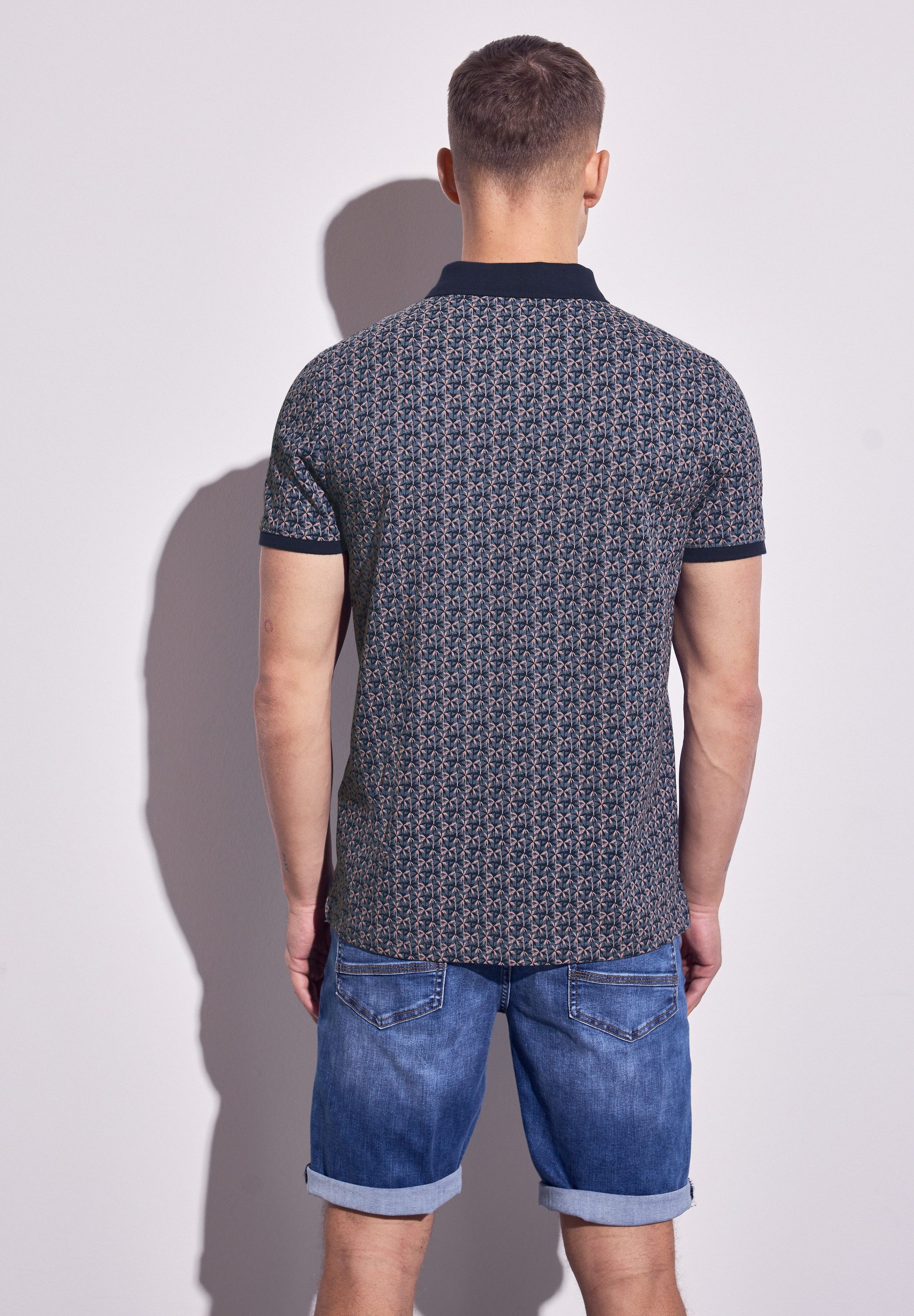 STREET ONE MEN Poloshirt aus reiner günstig online kaufen