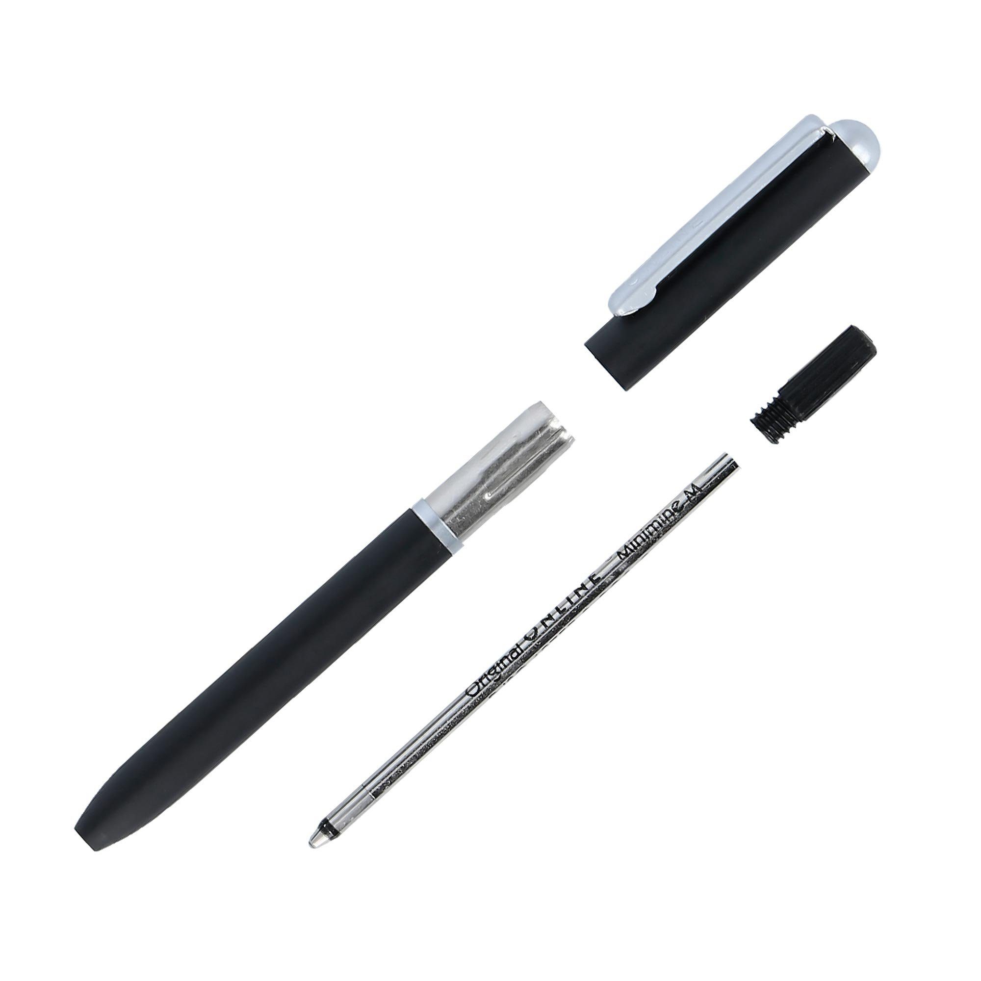 Online Pen Kugelschreiber Mini Standard D1-Qualitätsmine, Portemonnaie incl. Rosegold schwarzschreibend Drehkugelschreiber