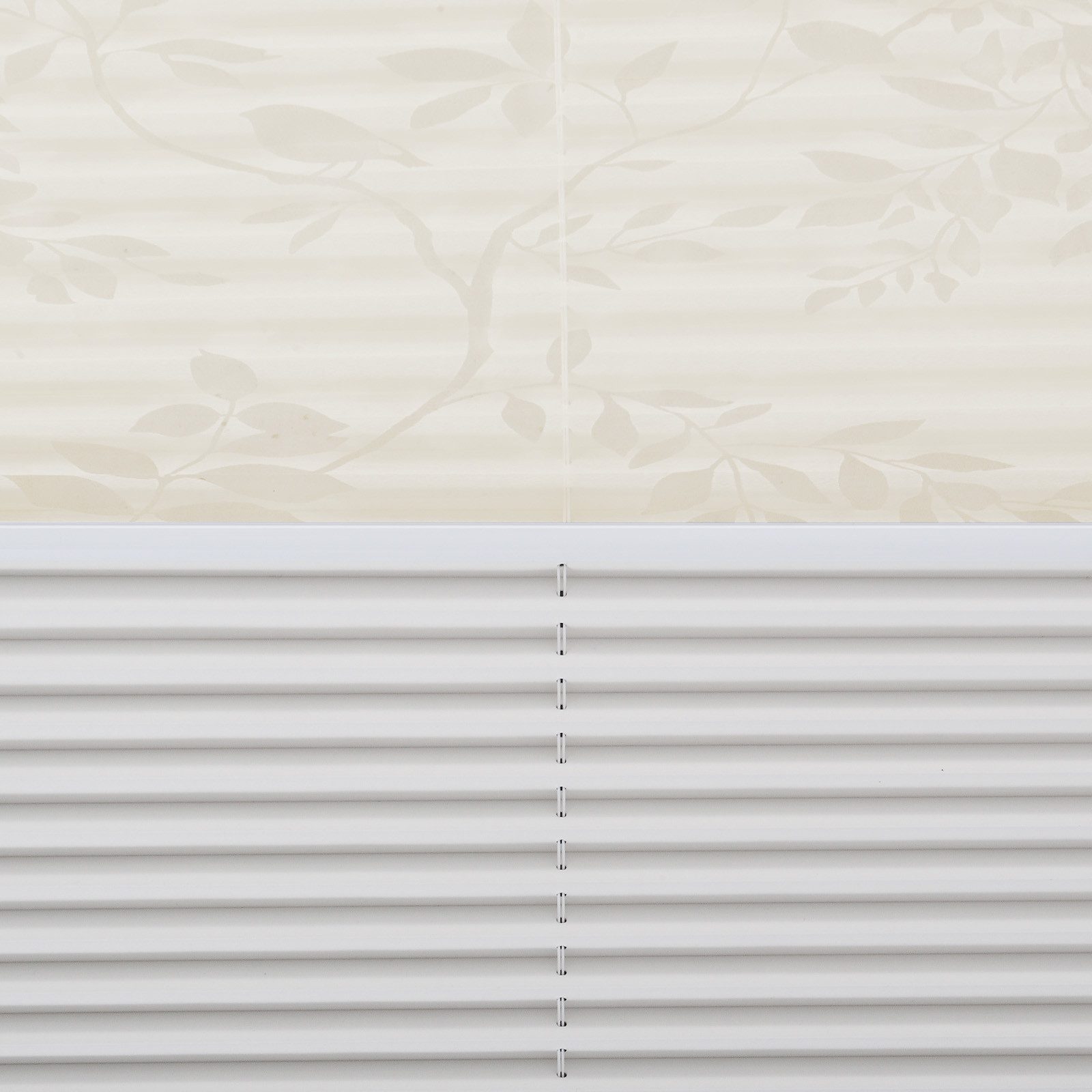 Sekey Plissee Doppelplissee Day & Night Beige, Klemmfix