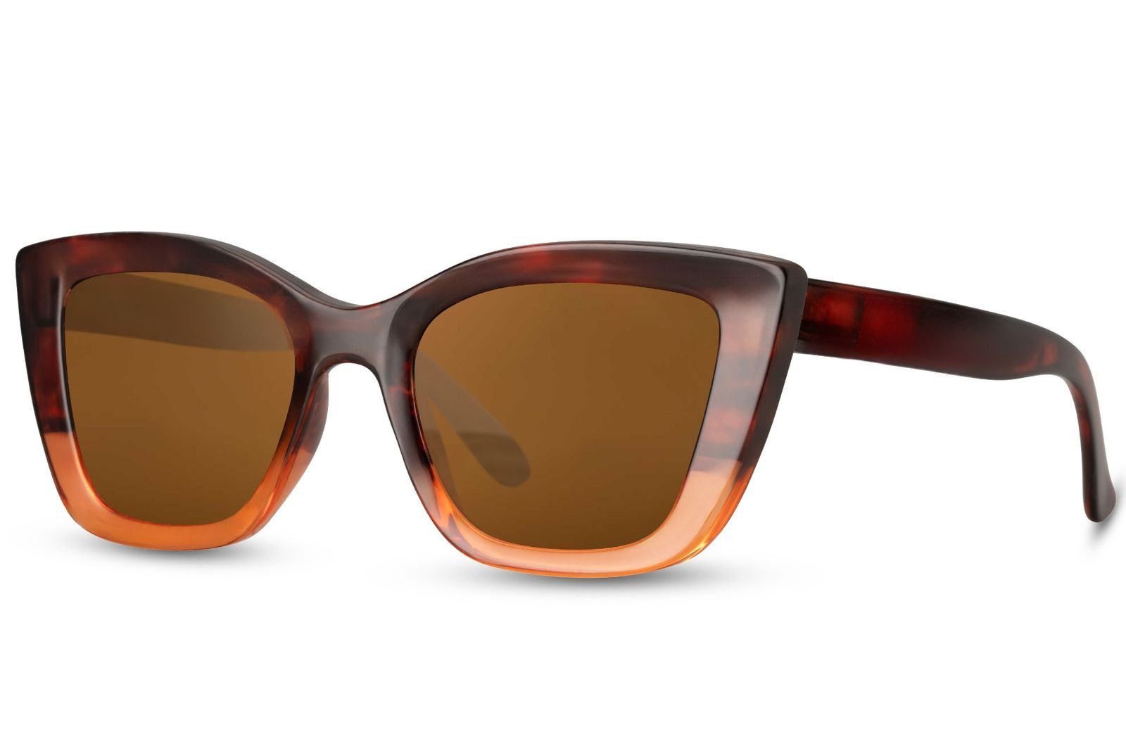 styleBREAKER Sonnenbrille Butterfly Square Sonnenbrille Recycelt (1-St)