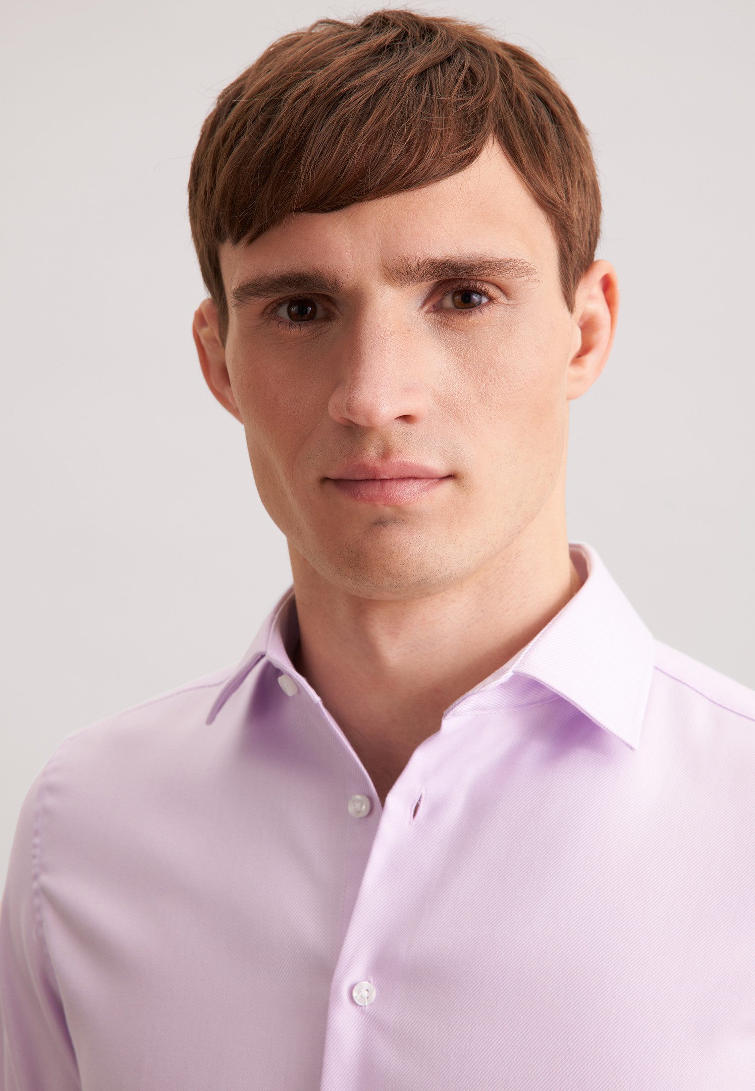 seidensticker Businesshemd Schwarze Rose Slim 1/1 Kentkragen Uni