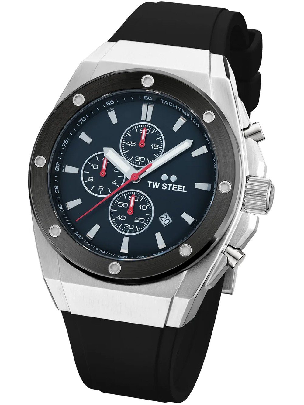 TW Steel Quarzuhr TW-Steel CE4104 CEO Tech Chronograph Herrenuhr 44mm 10ATM TW-Steel CE4104 CEO Tech Chronograph Herrenuhr 44mm 10ATM