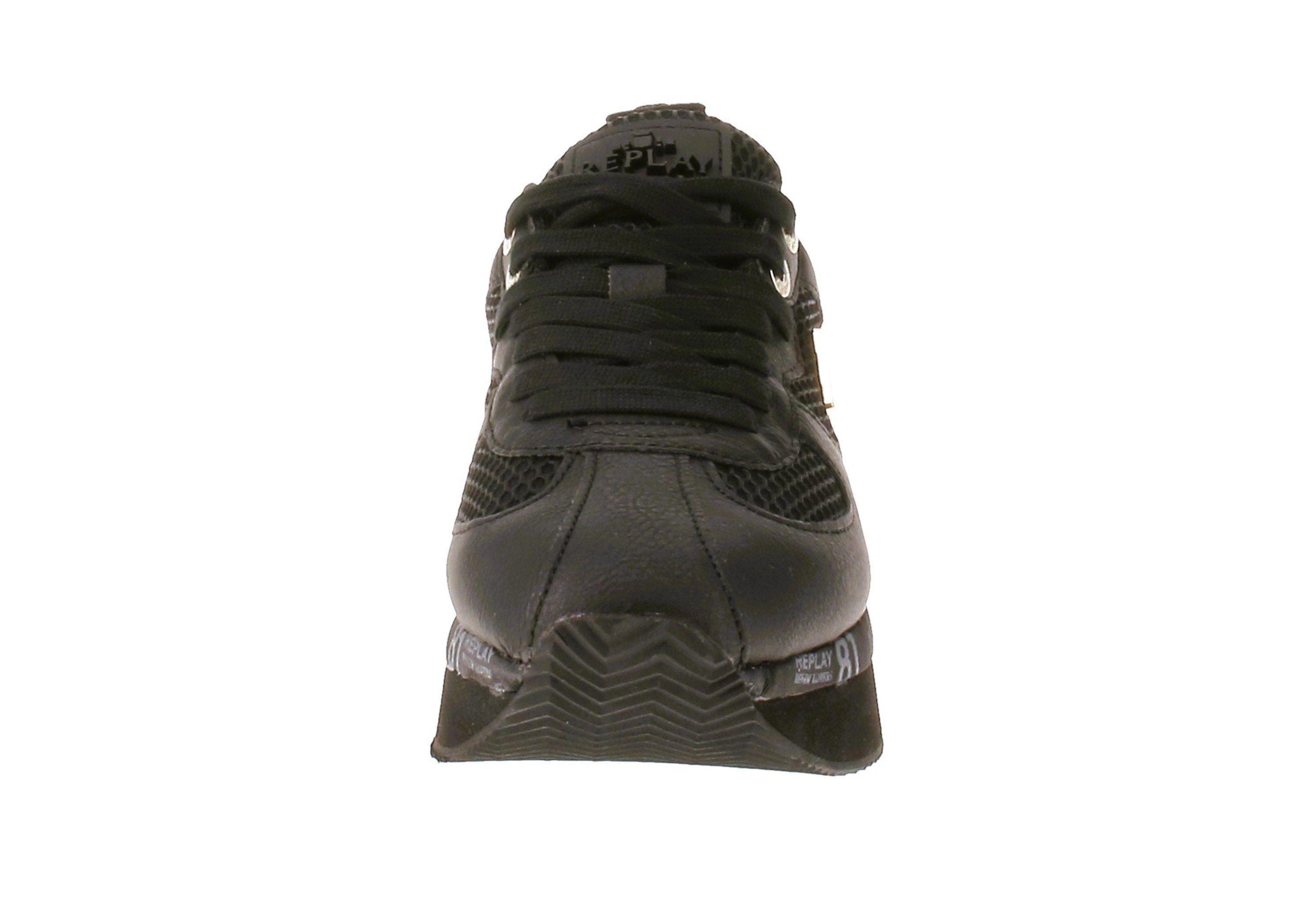 Replay Replay Thea Rhombus GWSH5 C0004S - Damen Sneaker - 003-Black Sneaker