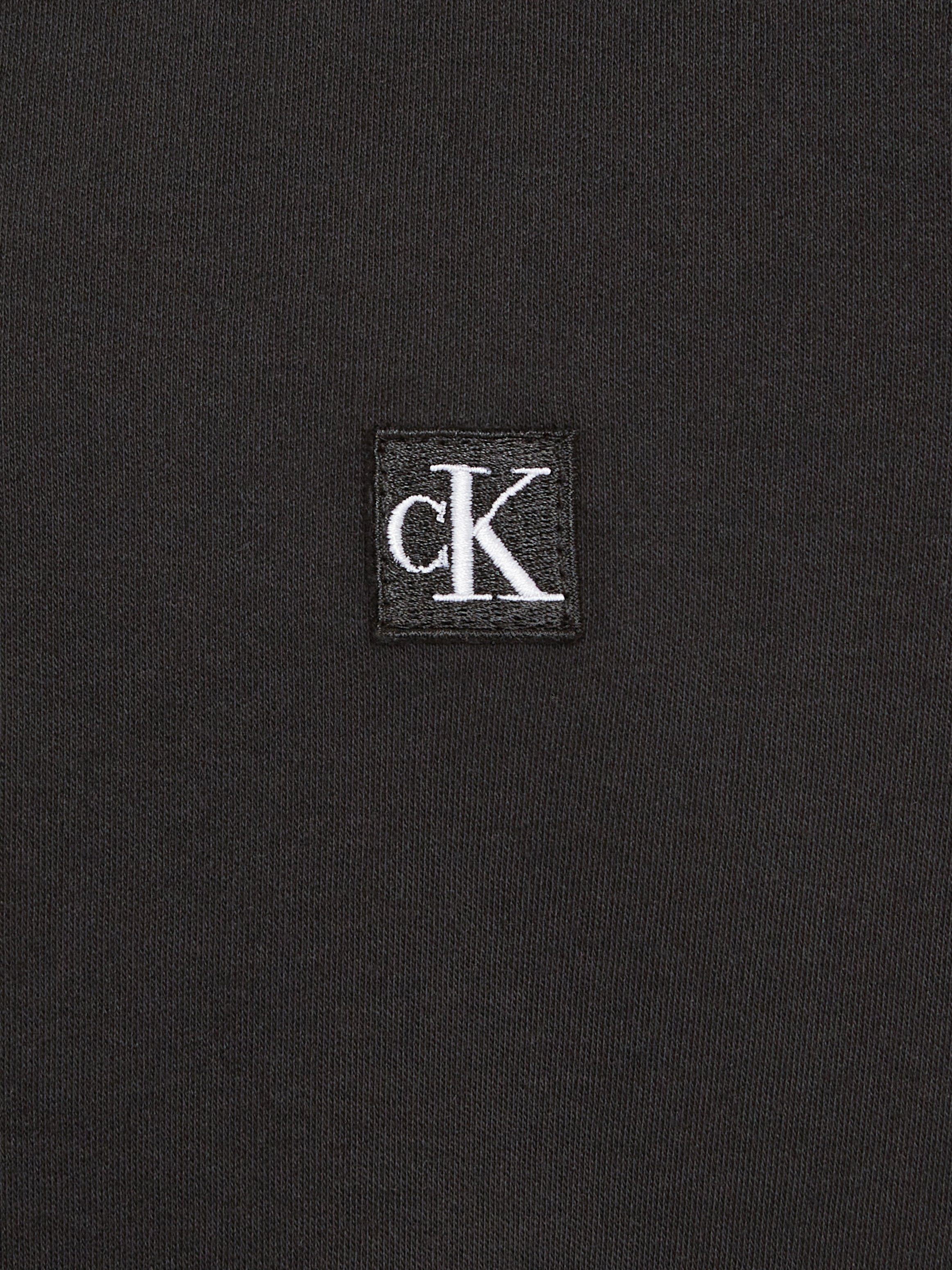 Jeans Klein Ck JERSEY mit Black Poloshirt CEREMONY Logopatch SOFT POLO Calvin