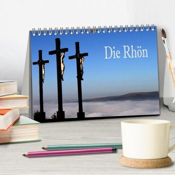 CALVENDO Wandkalender Die Rhön (Tischkalender 2024 DIN A5 quer), CALVENDO Monatskalender