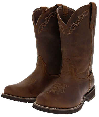 Ariat DELILAH ROUND TOE H2O Braun Cowboystiefel Wasserdichter Damen Westernreitstiefel