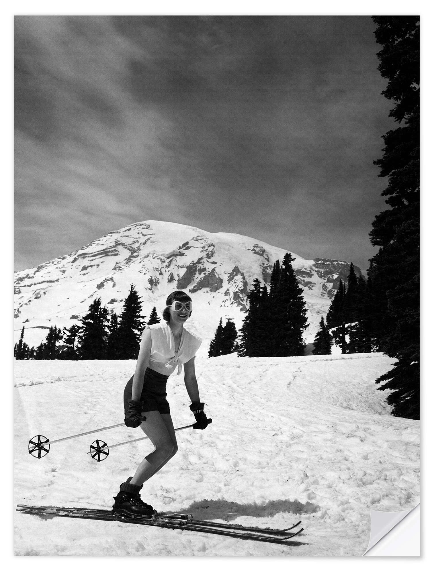 Wandfolie Vintage Ski Collection