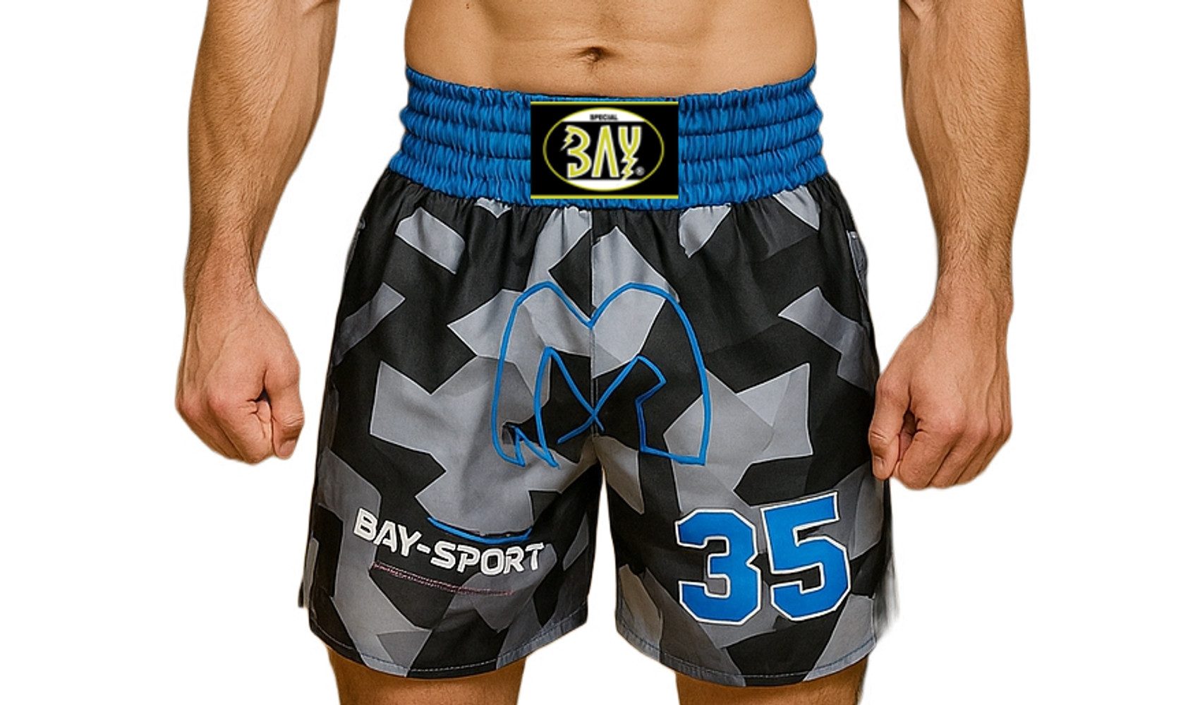 Sporthose SquareCamo Muay Thai Kick Hose Shorts Thaiboxhose Thaiboxen Kickboxen