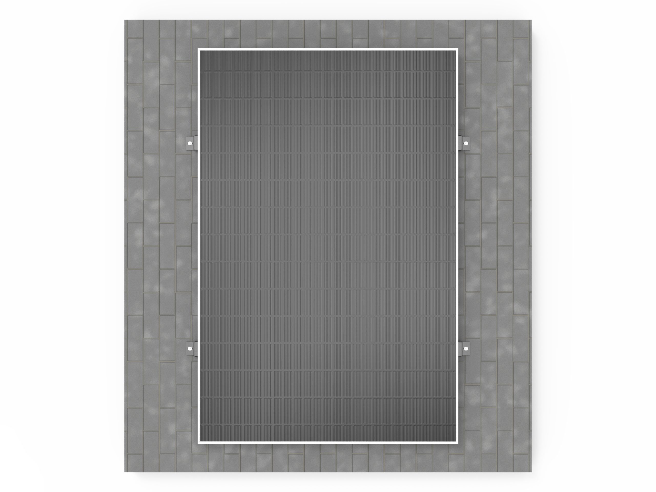 Intellisolaris Solarmodul PV-Halterung Railless für geneigte Bitumen- & Metalldächer (1 Paar), (Set), Korrosionsbeständig, Montagezubehör